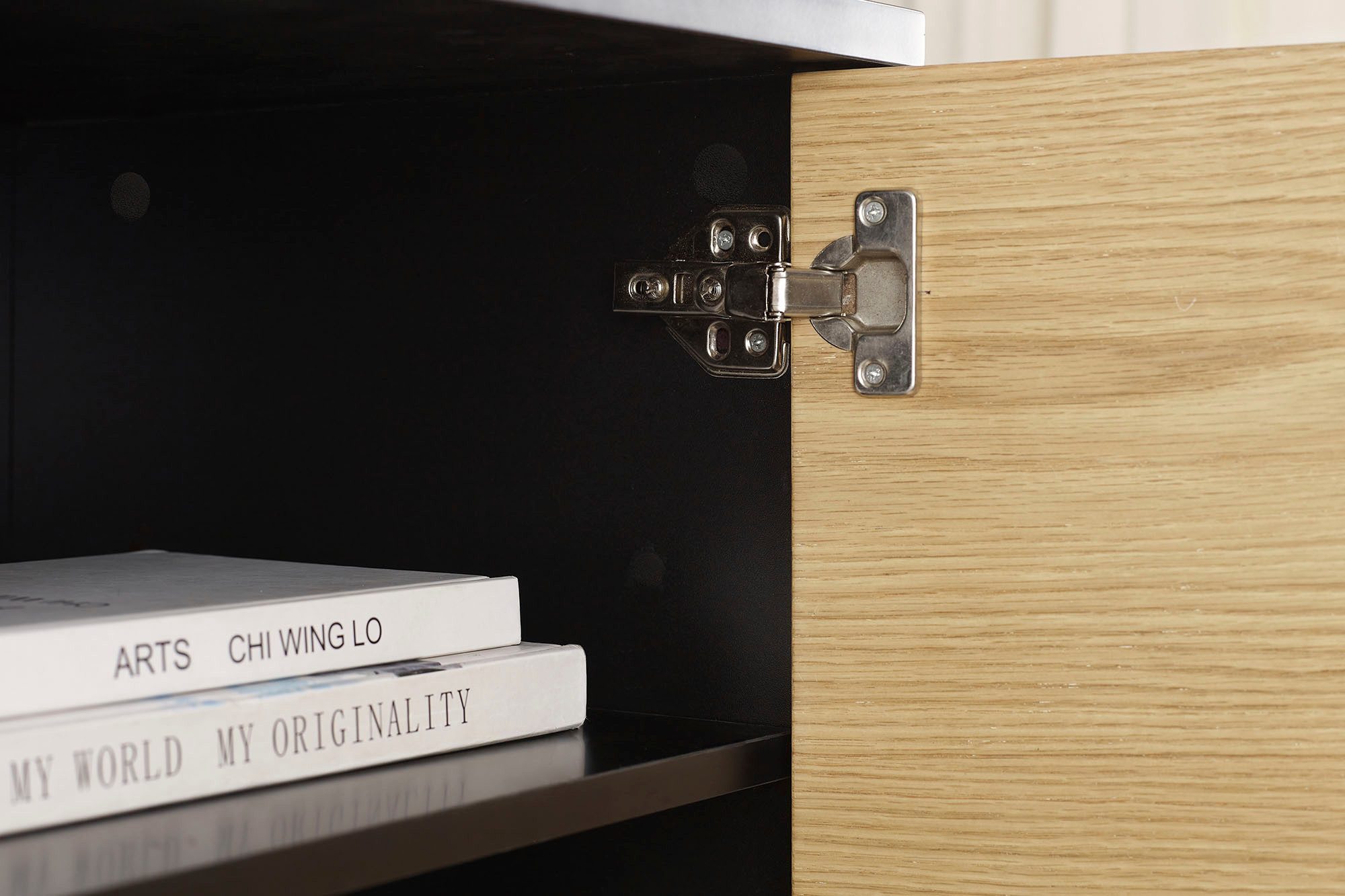 SalesFever Highboard Opbergkast in Scandi-design, breedte 100 cm
