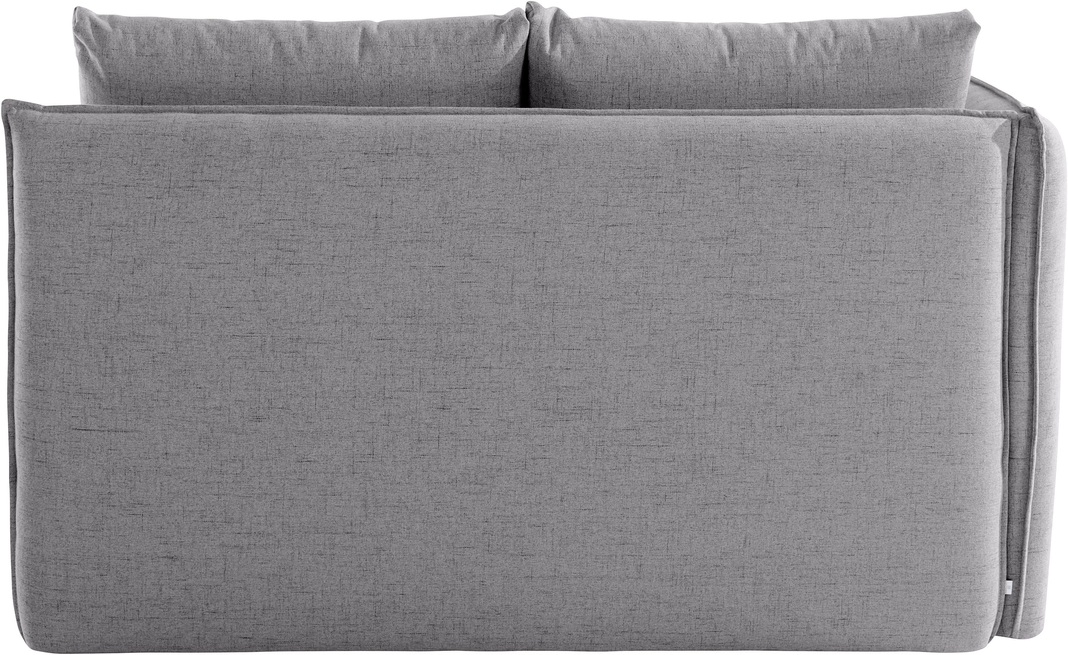 andas Ottomane Nöre korte lounge-module - zelf samenstellen, breedte 138 cm, diepte 128 cm