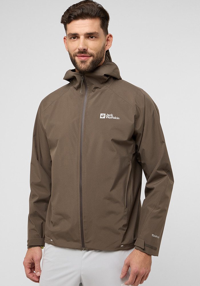 Jack Wolfskin Functioneel jack PRELIGHT 2L INS JKT M heren jassen maat M (50) bruin