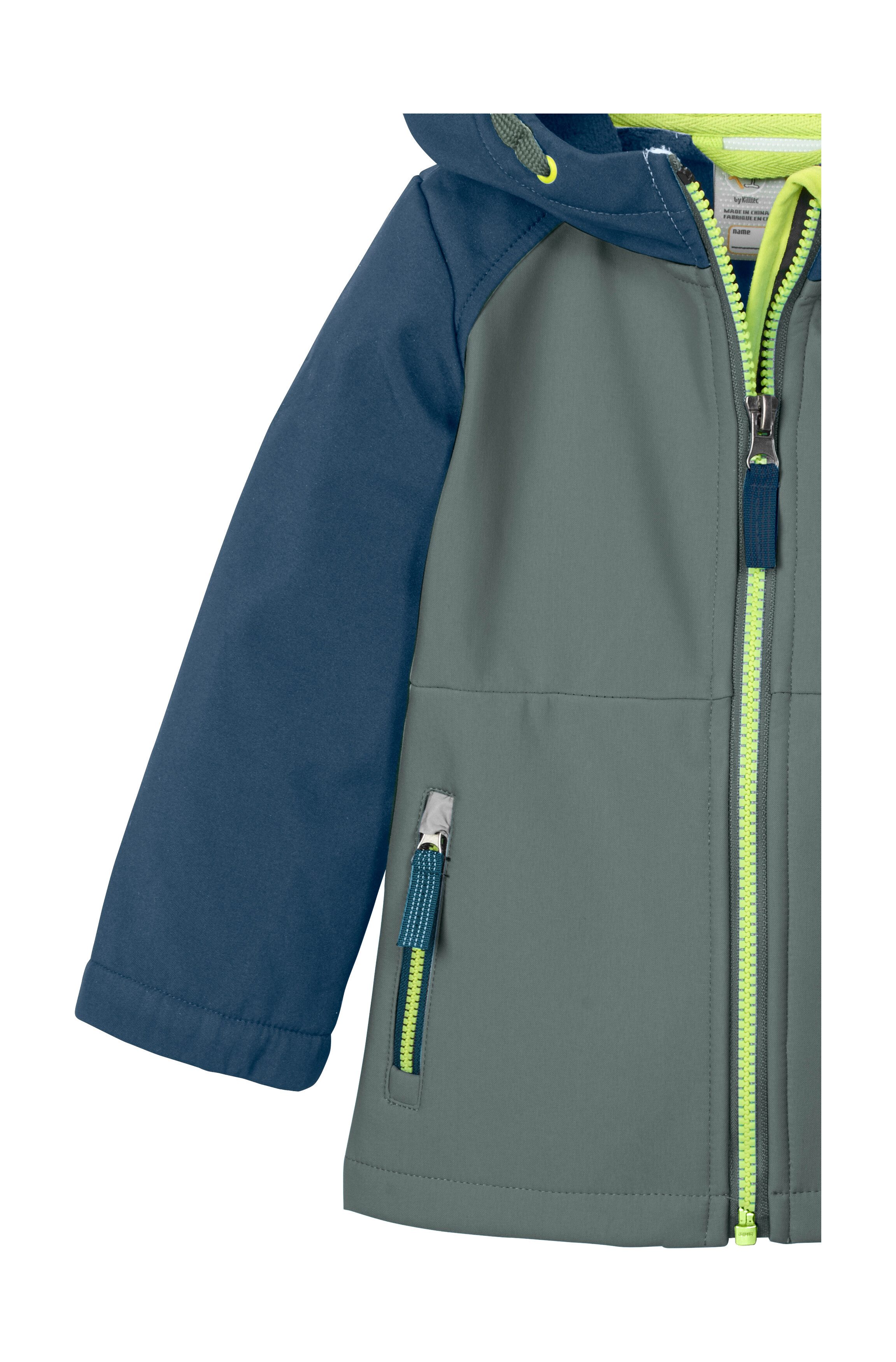first instinct by killtec Softshell-jack FIOS 12 MNS SFTSHLL JCKT Softshelljack: waterafstotend, winddicht, PFAS-vrij geïmpregneerd