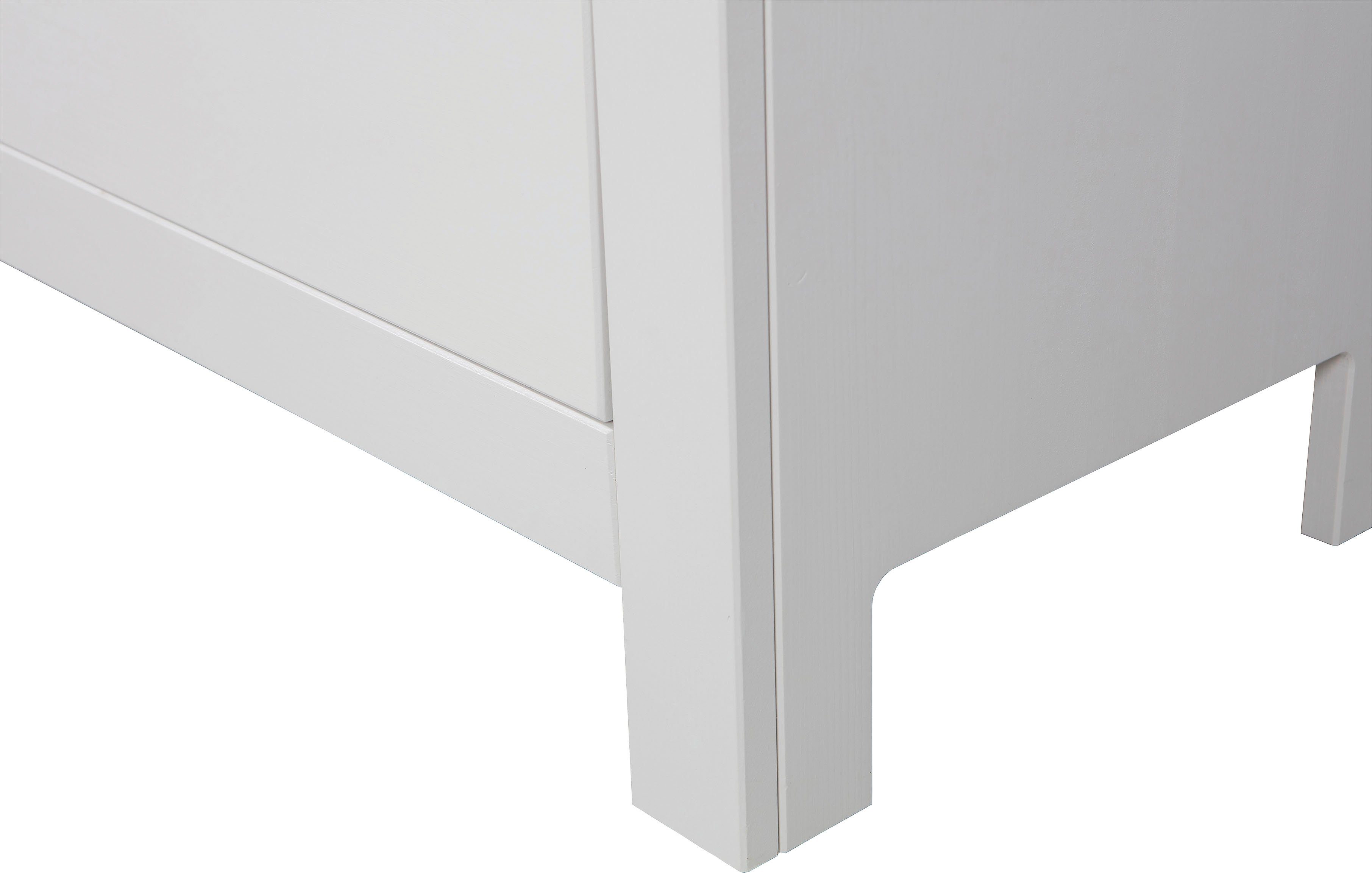 WOOOD Tv-meubel Bonk TV-dressoir van dennenhout, 1 klep, h 45 cm x b 120 cm