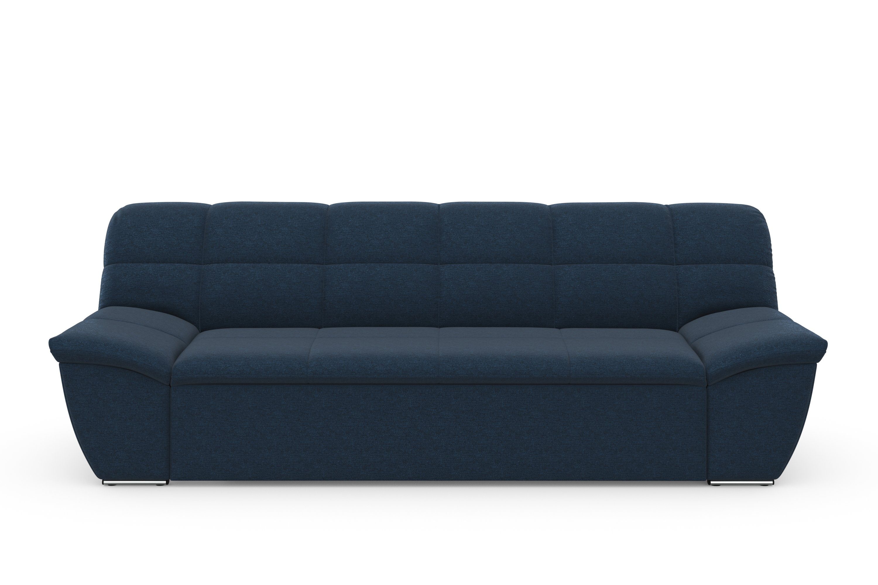 DOMO collection 3-zitsbank Splash, moderne stiksels in de zitting en rug, comfortabel,