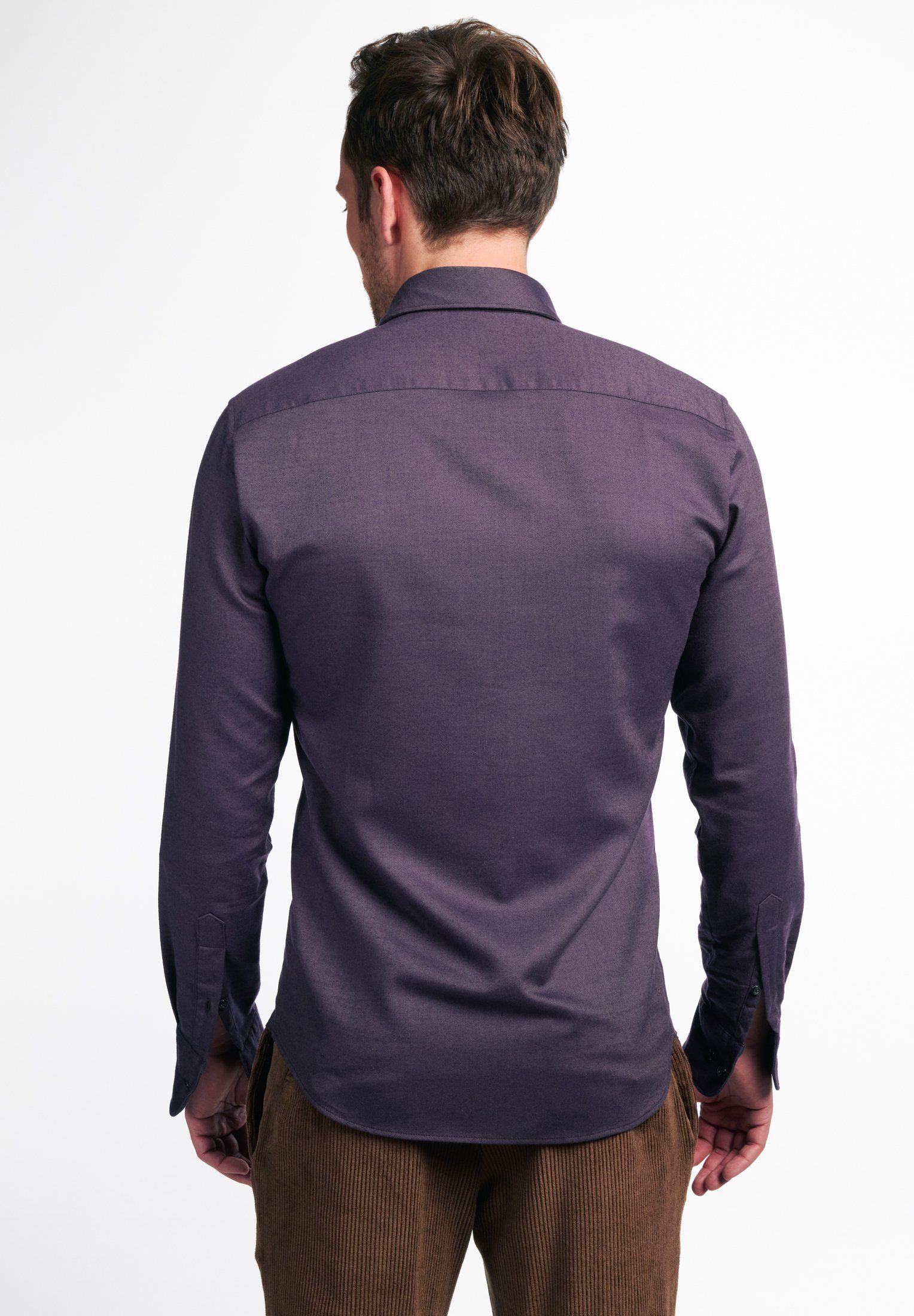 Eterna Overhemd met lange mouwen Comfort fit NON IRON (strijkvrij)
