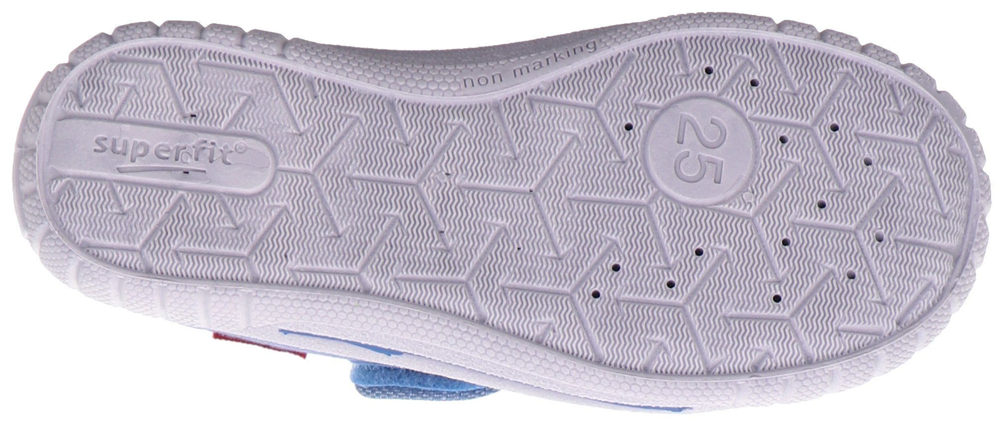Superfit Pantoffels Bill WMS: middel Kinderschoen met cool motief, maat sjabloon om te downloaden