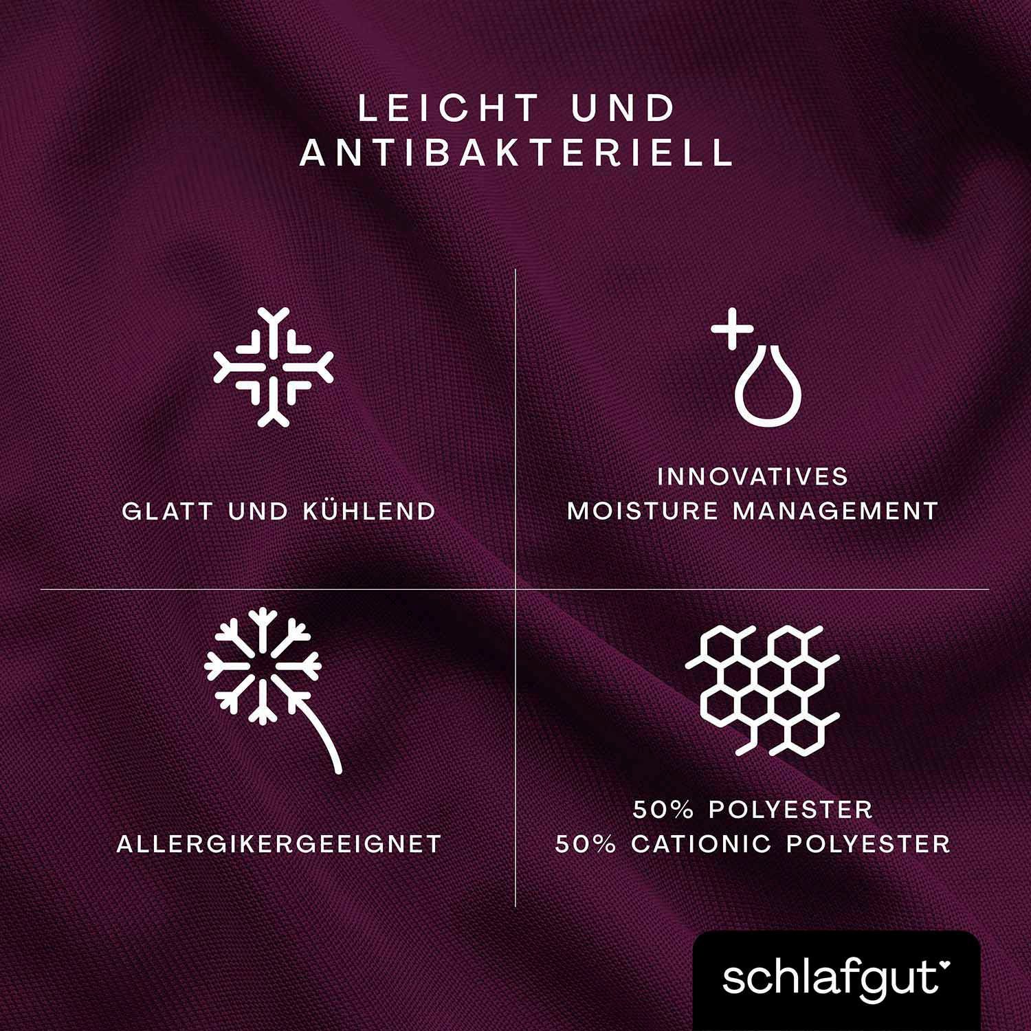 Schlafgut Hoeslaken Cool Contact 100% gekamd microvezel (1 stuk)