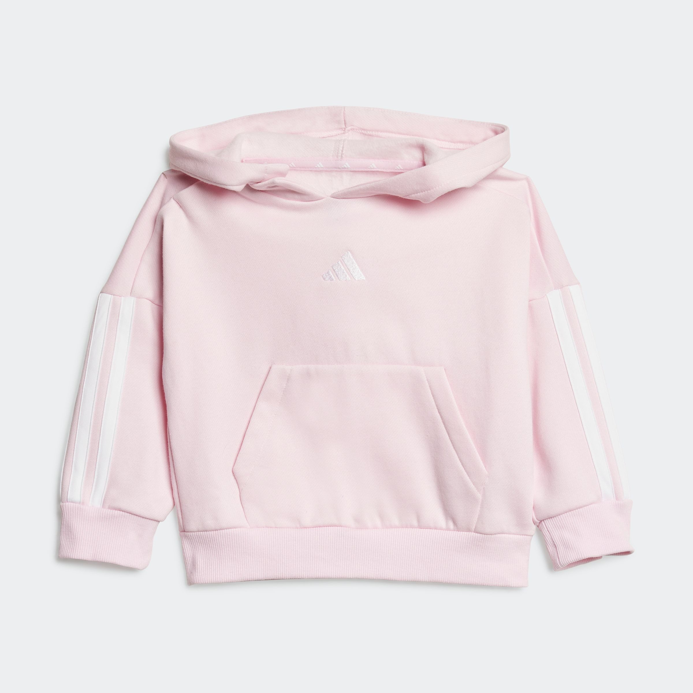 adidas Sportswear Trainingspak I 3S FL HD JOG (2-delig) kinderen trainingspakken maat 98 roze