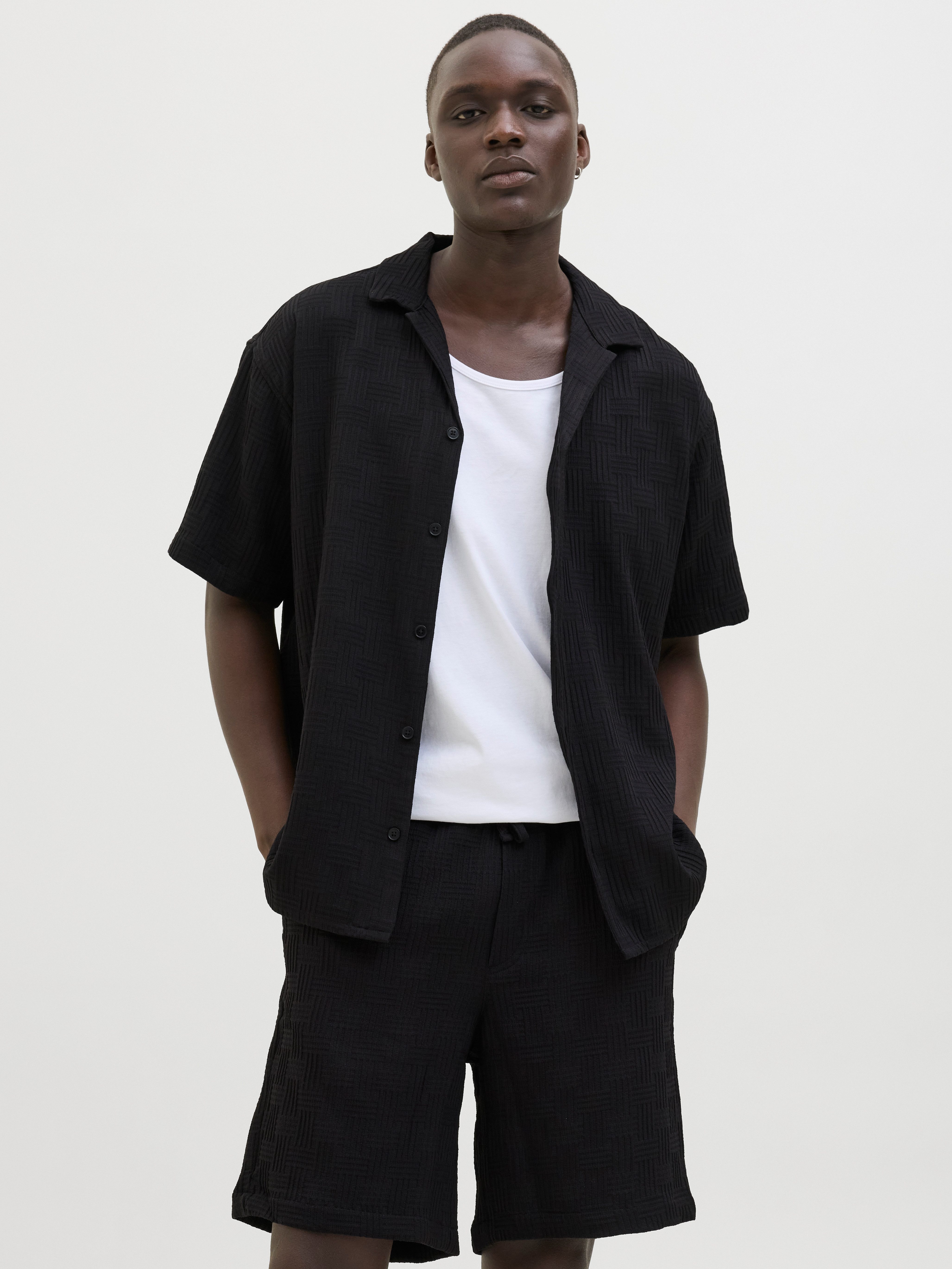 Jack & Jones Overhemd met korte mouwen JJEMATTEO RESORT SHIRT SS SN