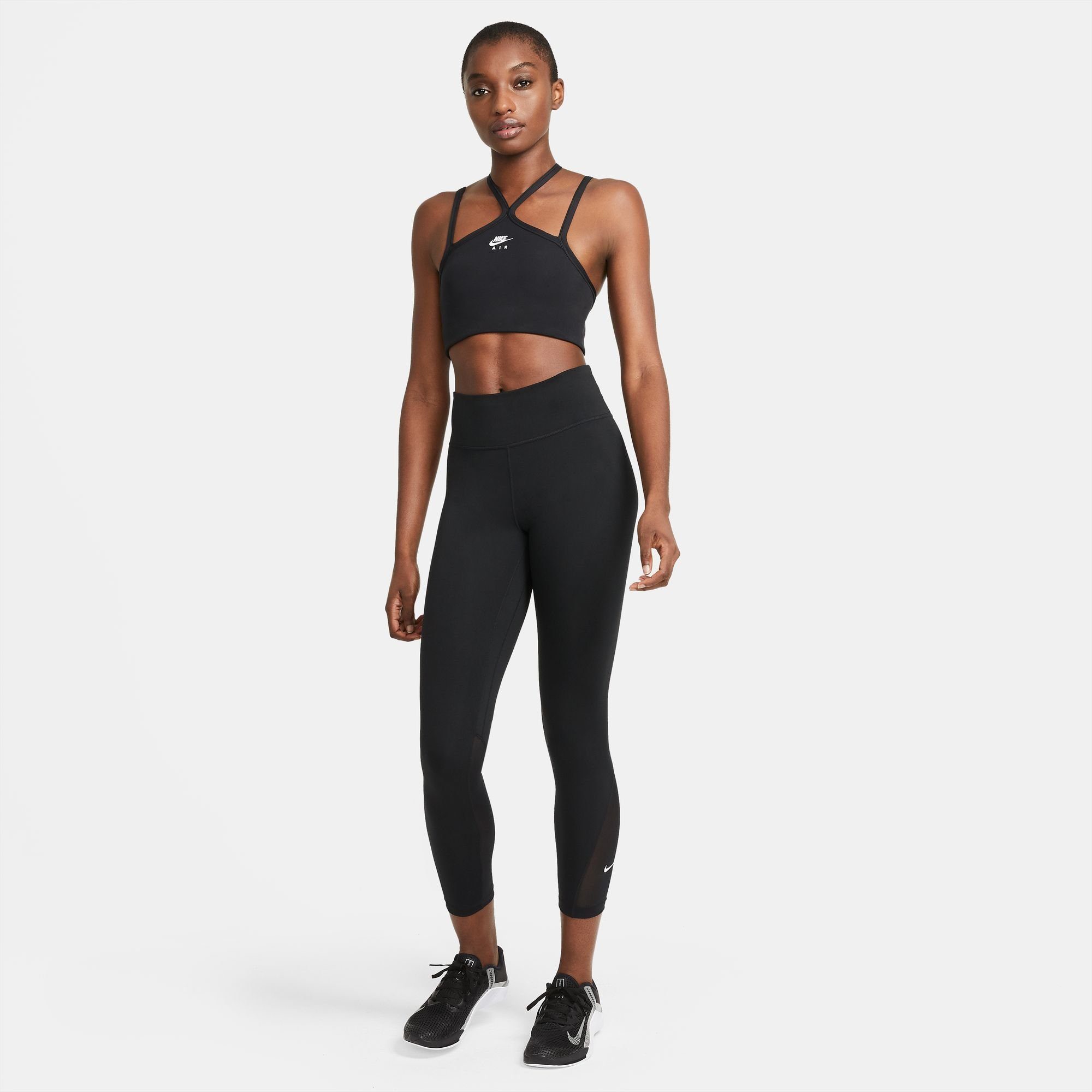 Nike Trainingstights One Women's Mid-Rise / Mesh-Paneled Leggings
