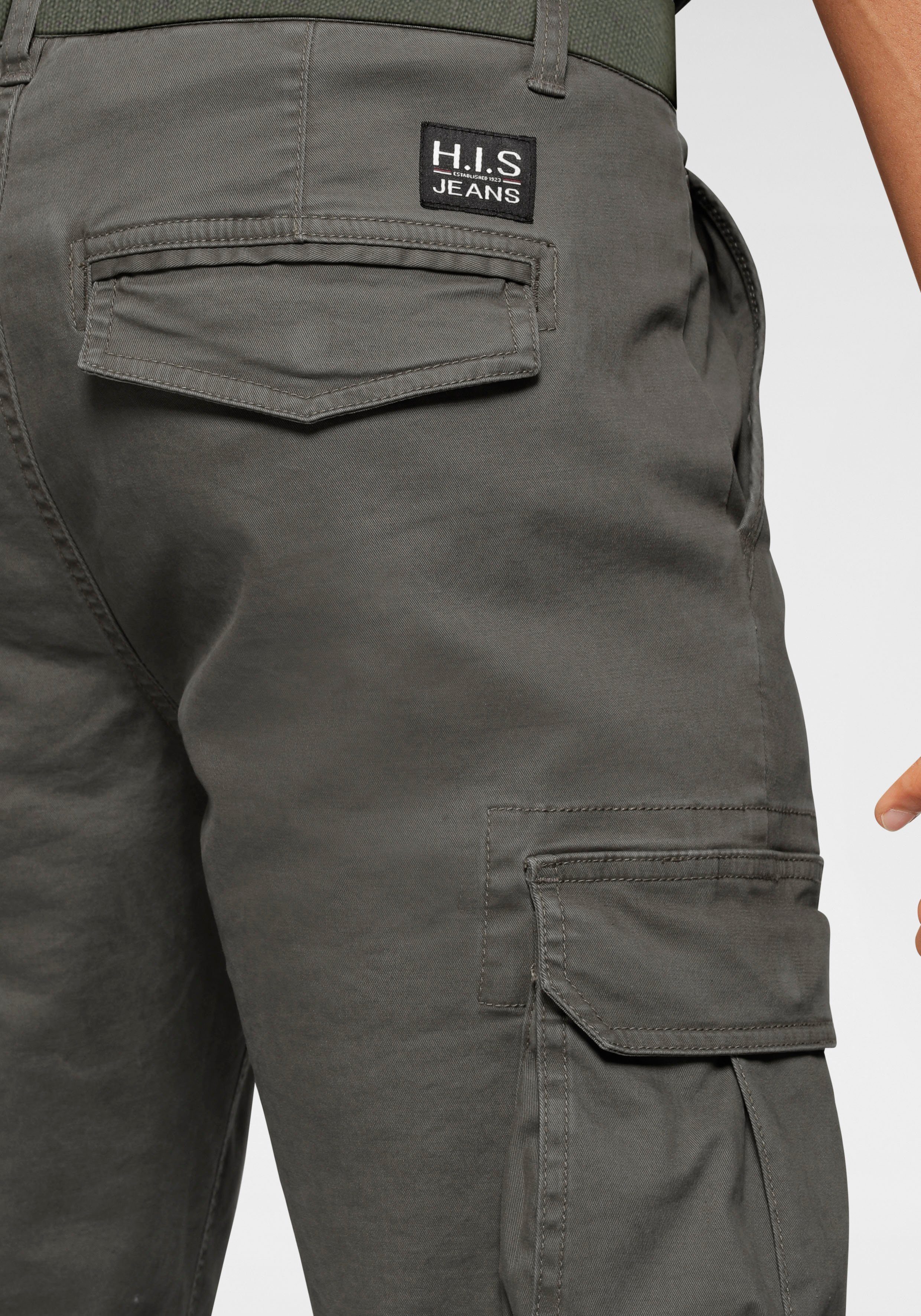 H.I.S Cargobroek (set, 2-delig, Met een afneembare riem)