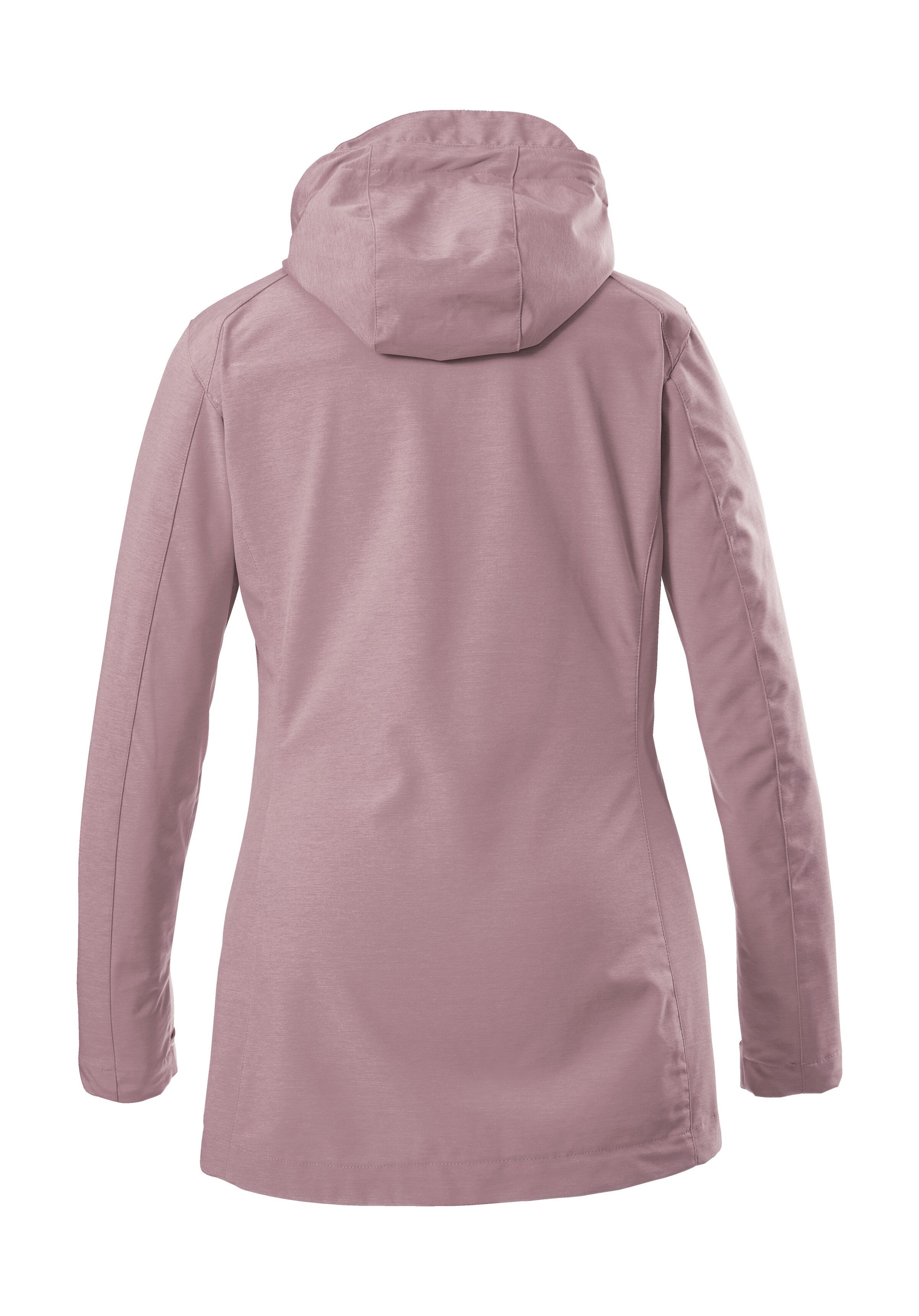 G.I.G.A. DX by killtec Softshell-jack Solena Waterafstotend, afneembare capuchon, verstelbare manchetten, duurzaam