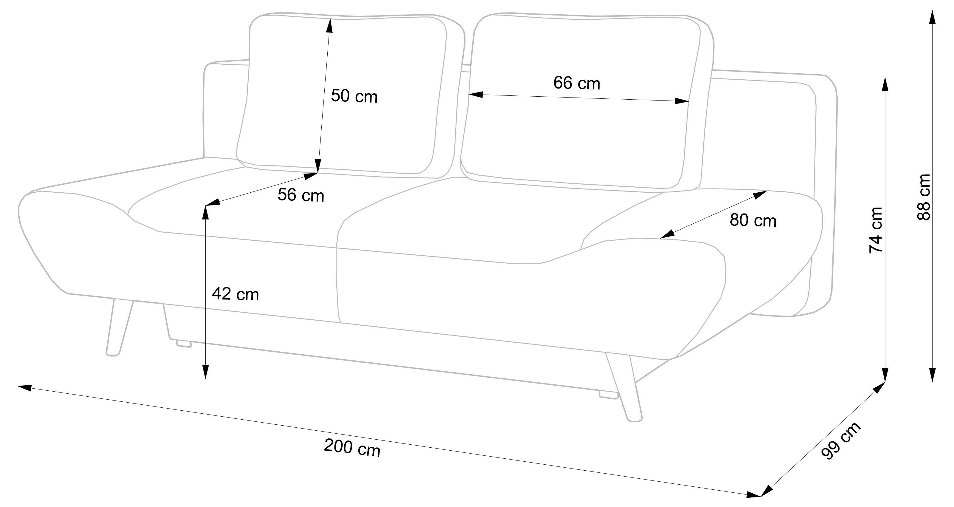 andas Slaapbank Segmon simpel in een comfortabel te bed veranderen, inclusief bedkist