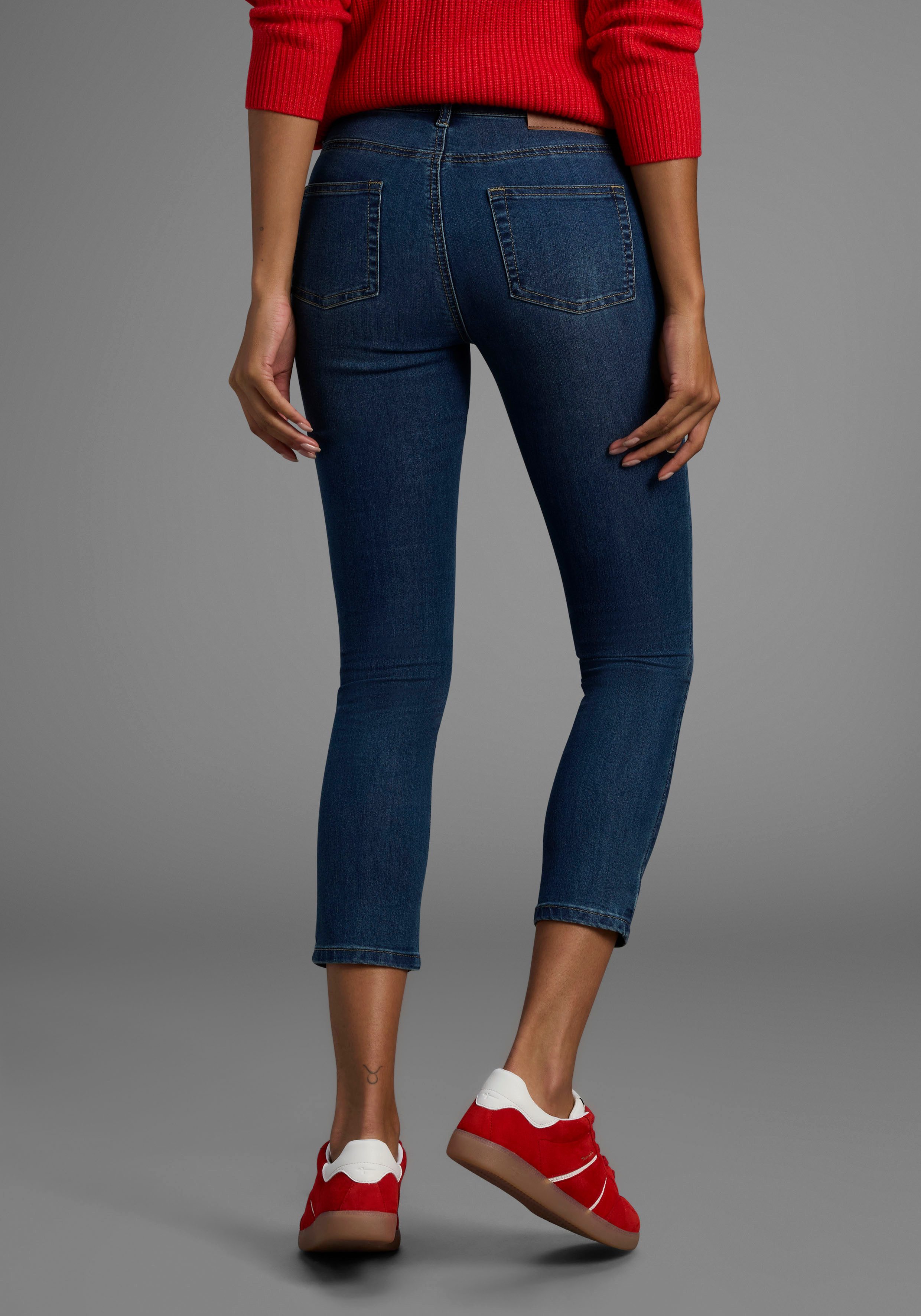 Arizona 7/8 jeans Shaping strak, skinny jeans, used-wassing, high-waist, 7/8-lengte