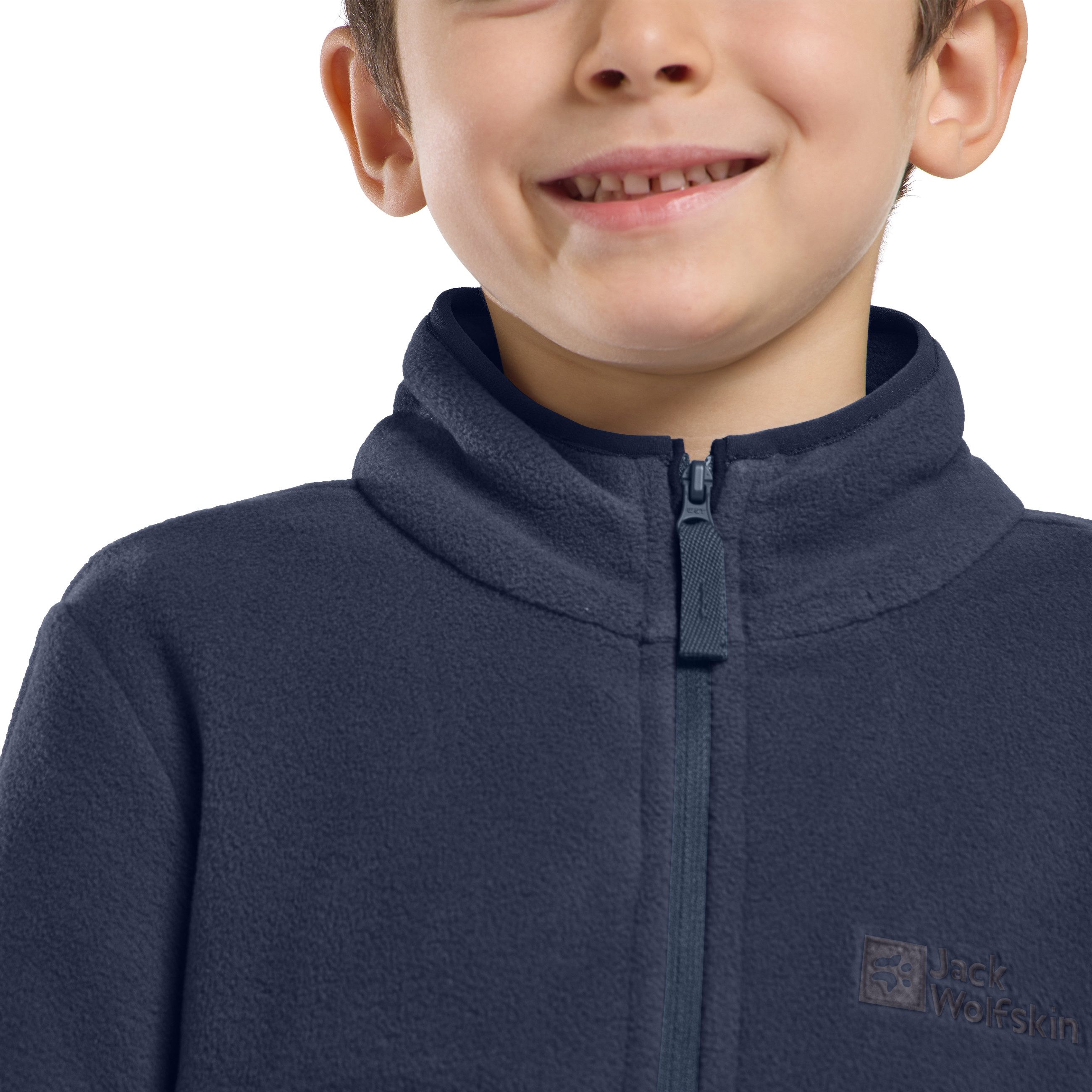 Jack Wolfskin Fleecejack TAUNUS JACKET K gemakkelijk te dragen en gemakkelijk te onderhouden