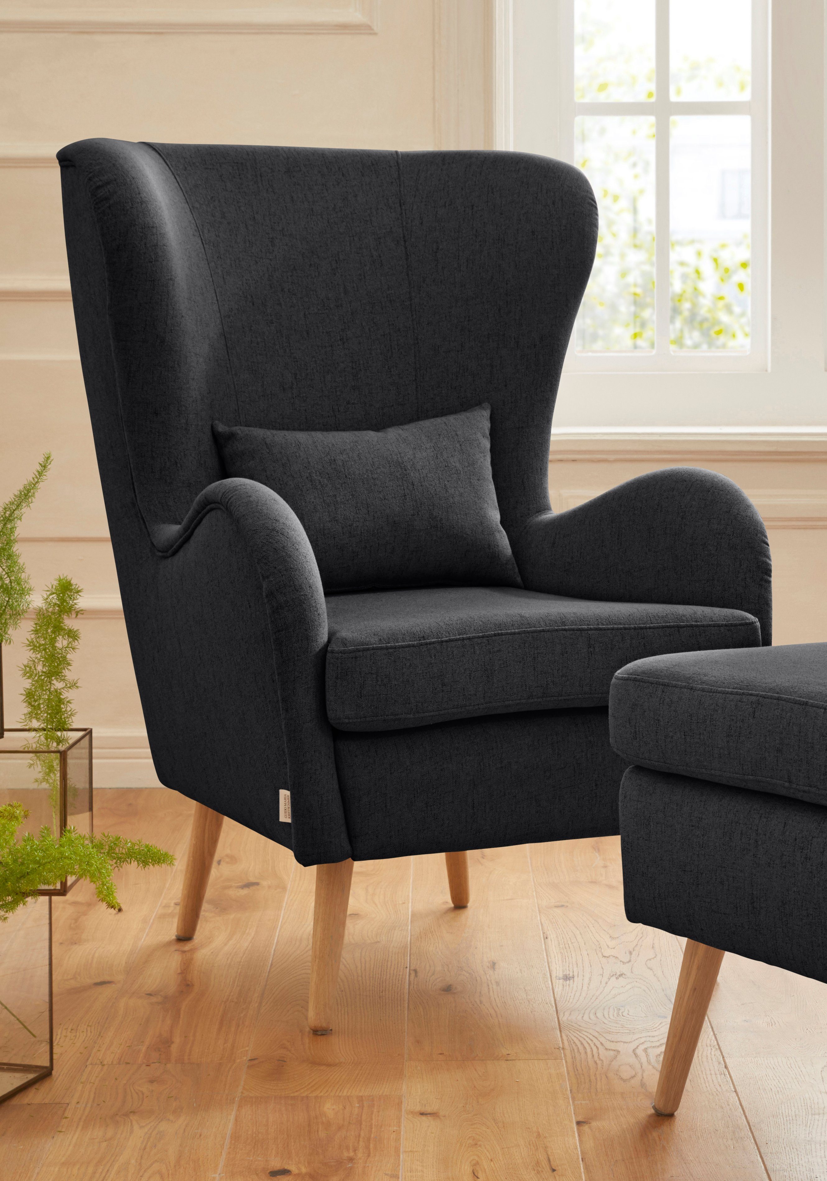 Guido Maria Kretschmer Home&Living Fauteuil Sallito voor woonkamer, ook in velours cord