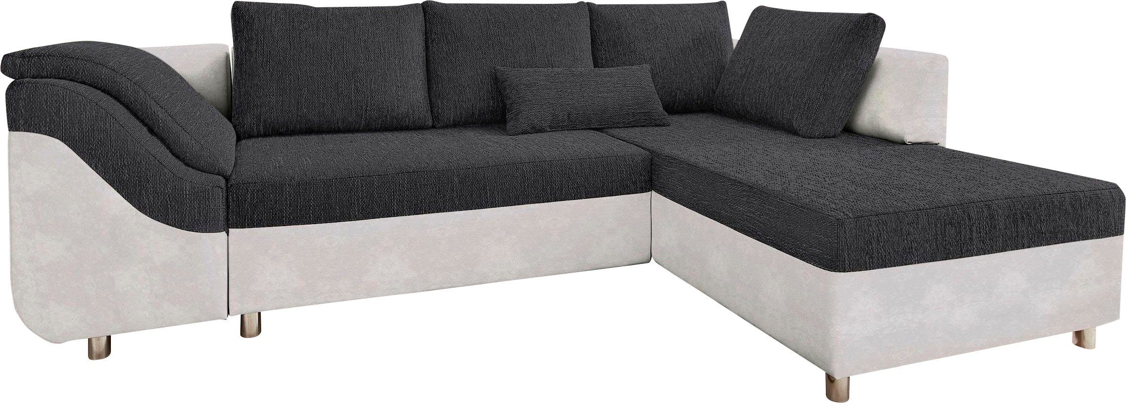 COLLECTION AB Hoekbank Sally L-vorm met en zonder slaapfunctie, inclusief losse rug- en sierkussens