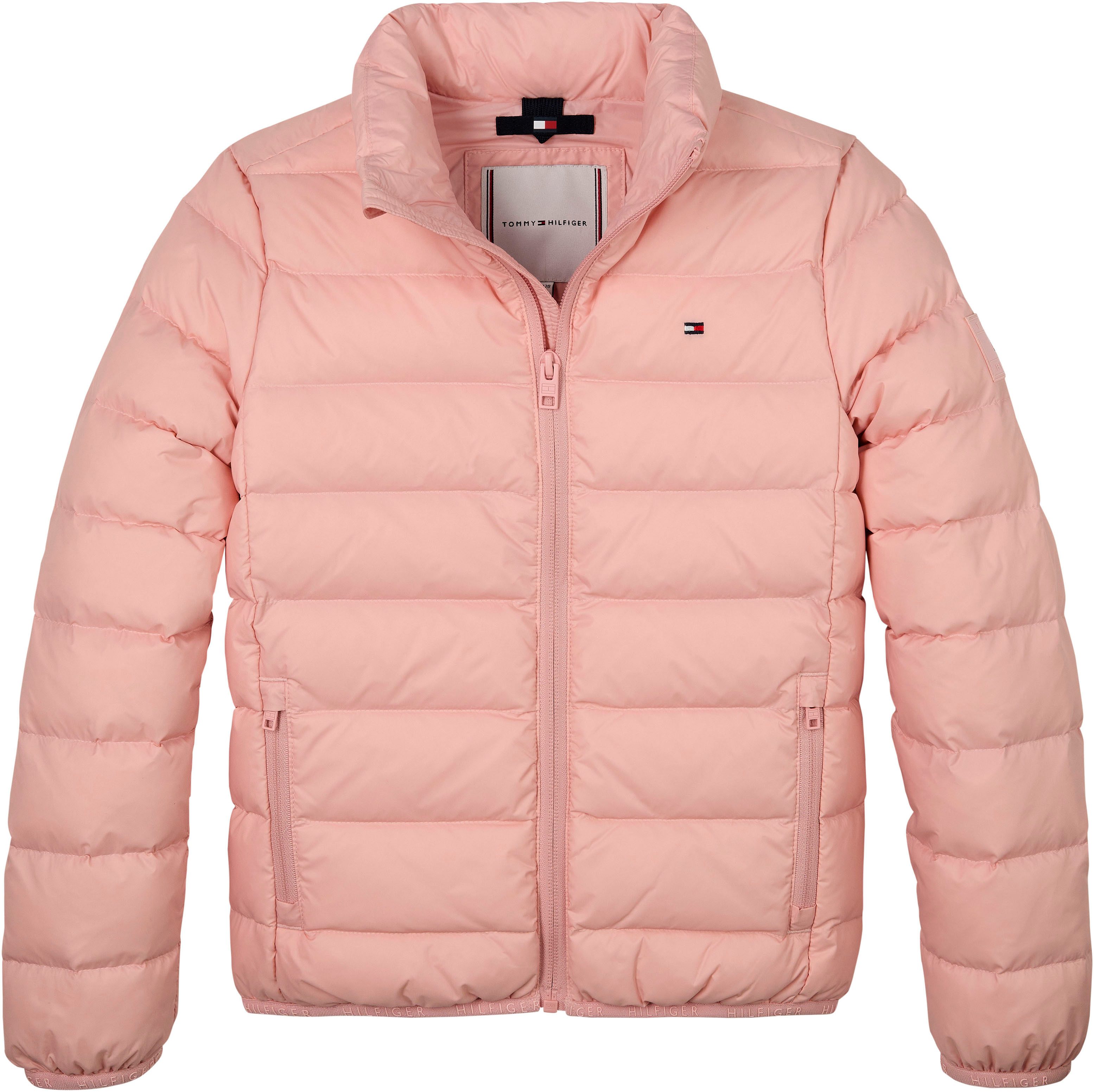 Tommy Hilfiger Gewatteerde jas U ESSENTIAL LIGHT DOWN JACKET Kinderen tot 16 jaar met logostiksel