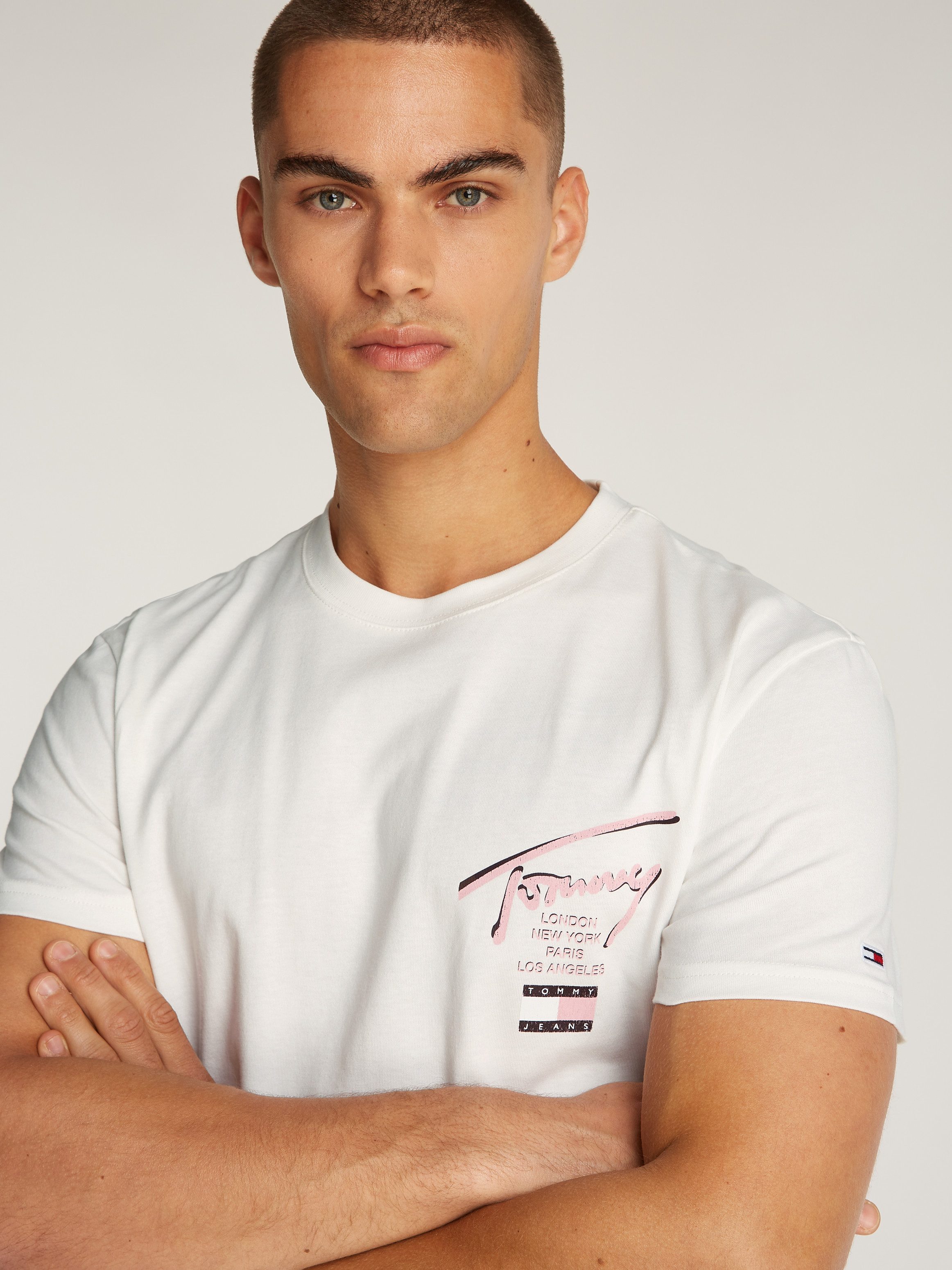 TOMMY JEANS T-shirt TJM REG TOMMY SIGN CITY TEE EXT