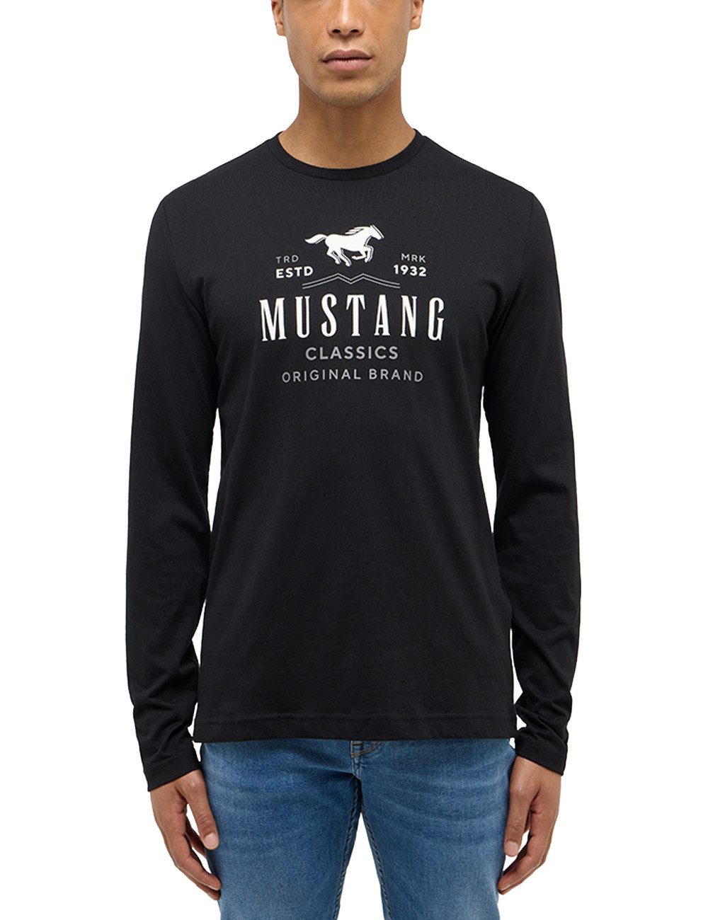 Mustang Shirt met lange mouwen Style Adrian