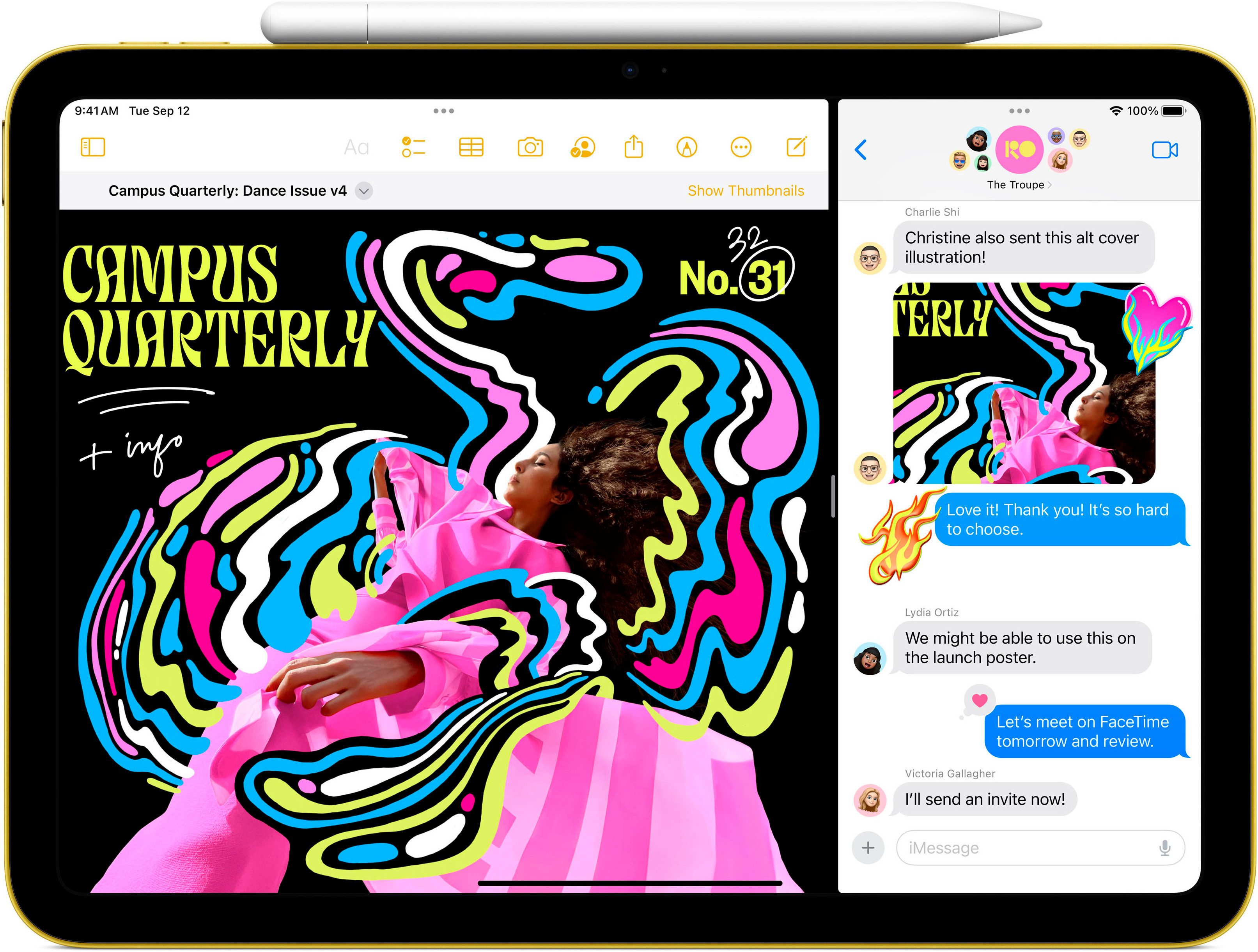 Apple Tablet 10,9" iPad Wi-Fi 256GB 10th. Generation, 10.9 ", iPadOS