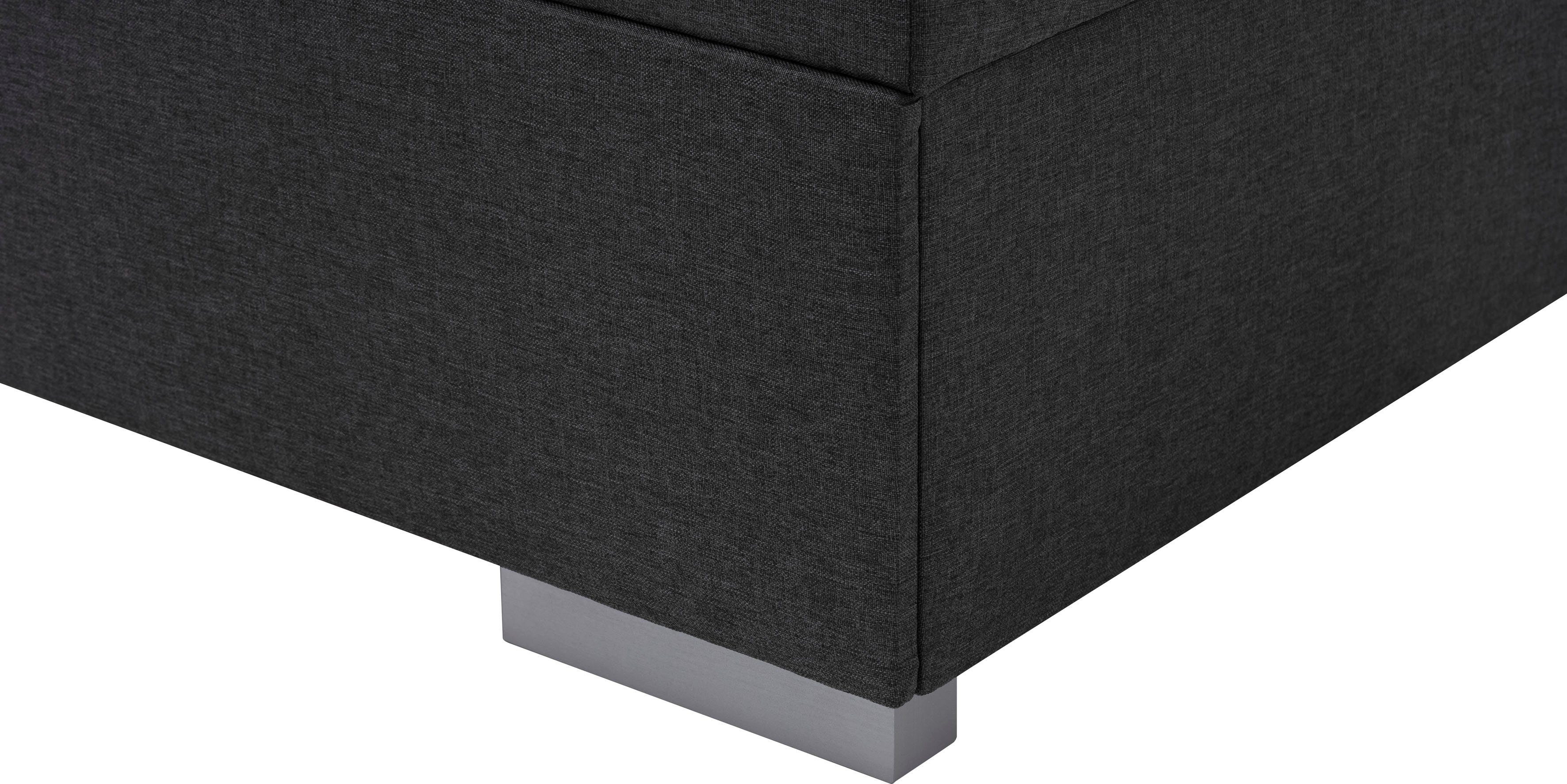 meise.möbel Boxspring Las Vegas 2 inclusief ledverlichting in het hoofdbord, met bedkist en topmatras