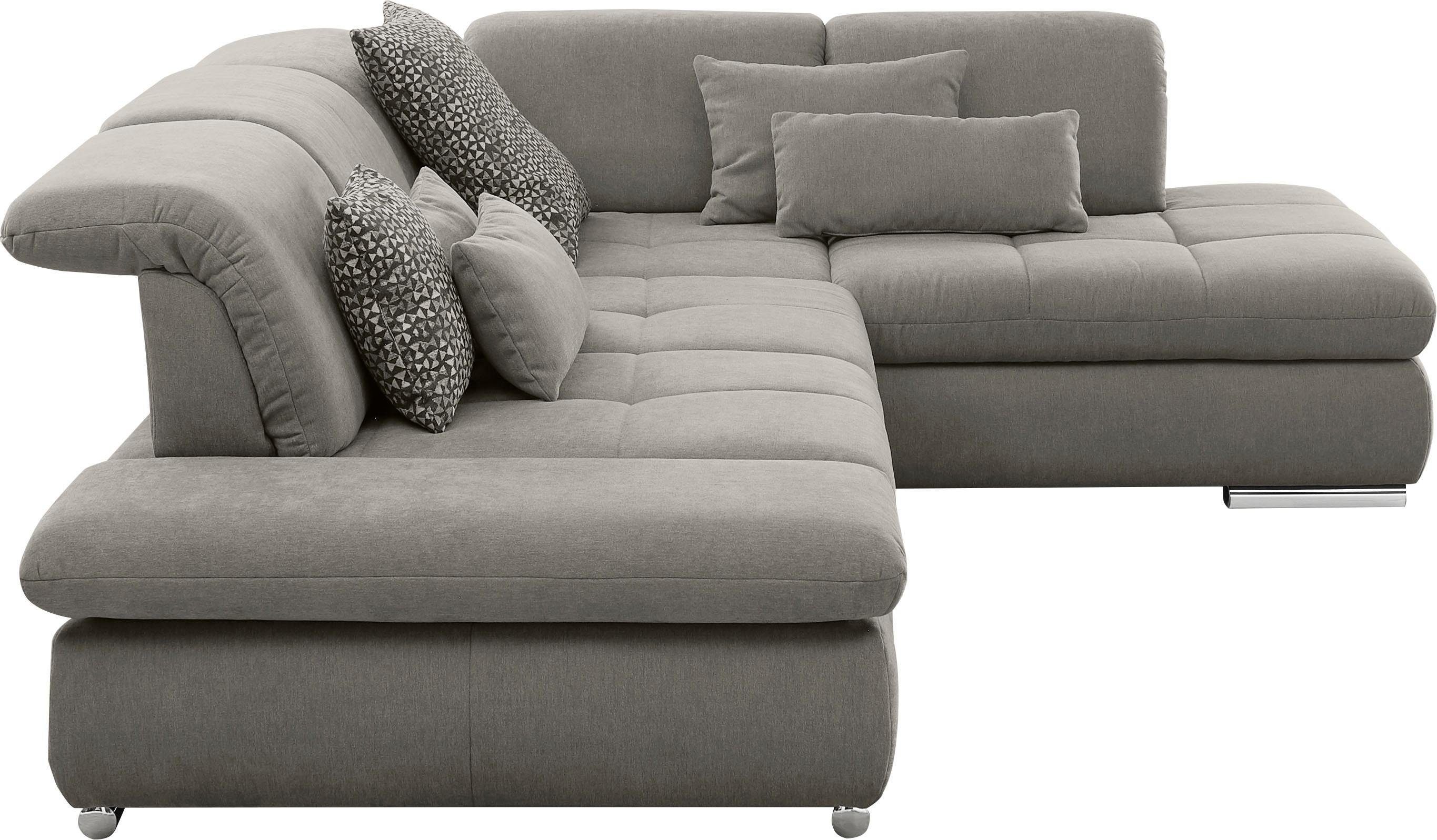 set one by Musterring Hoekbank SO 4100 met comfortabele pocketvering en hoofdeindeverstelling,