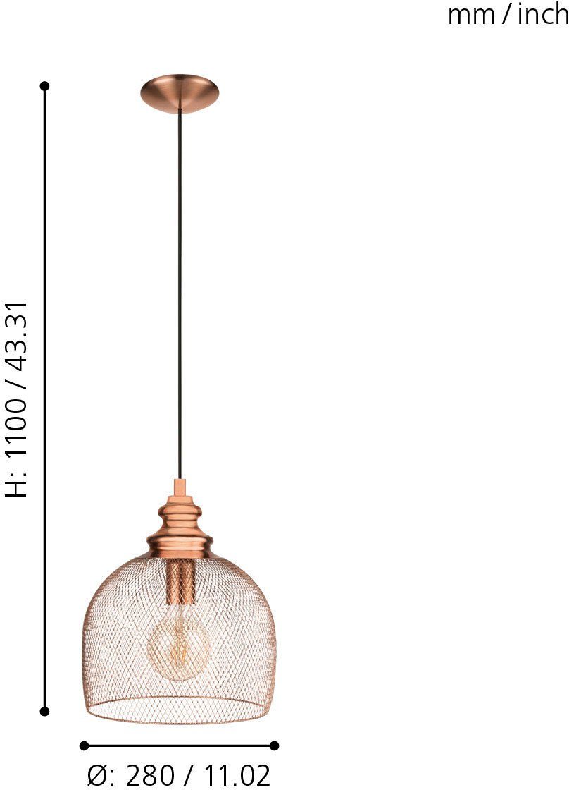 EGLO Hanglamp STRAITON Hanglicht, hanglamp