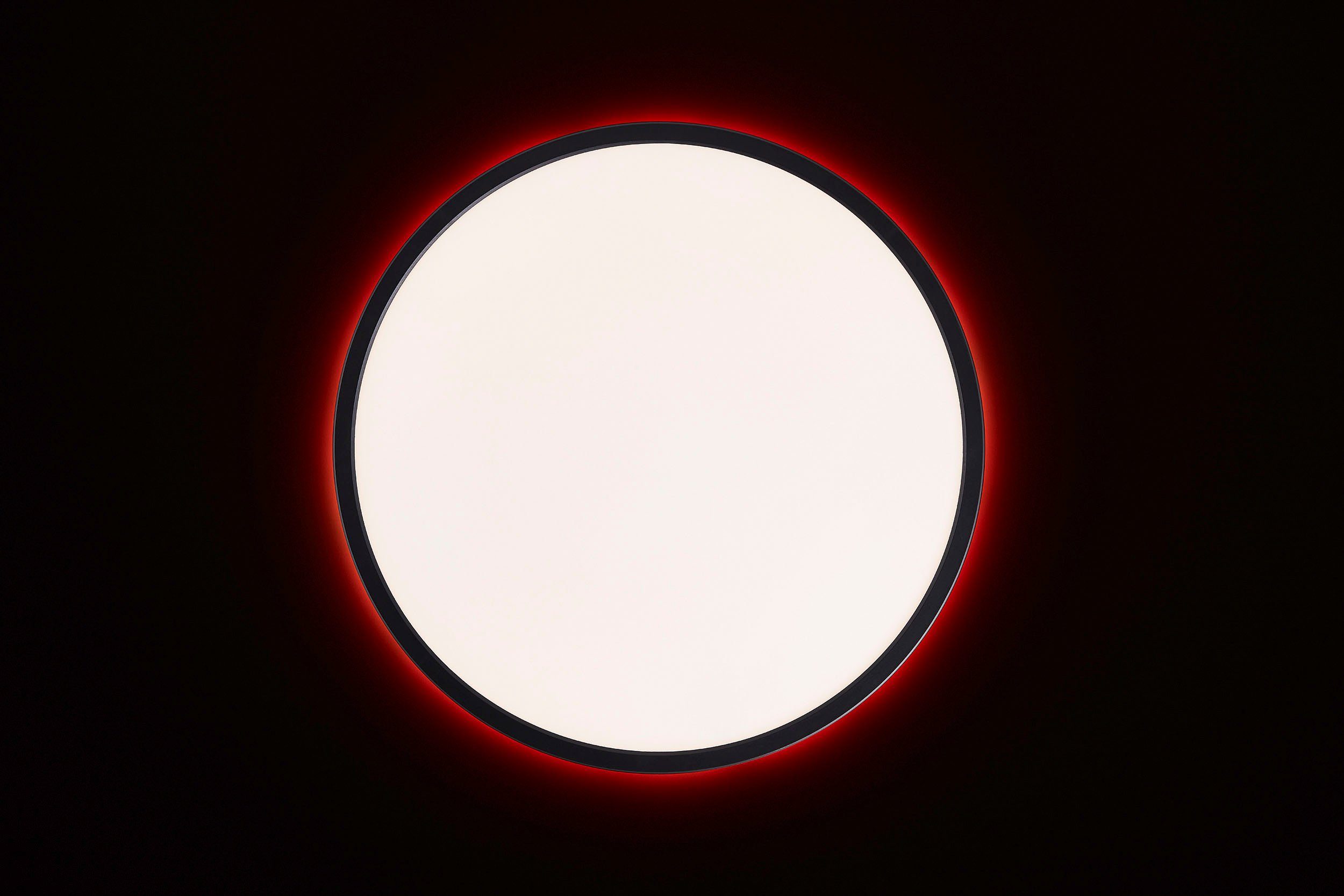 my home Led-plafondlamp Elliot Ø 42 cm, 2400 lumen, 3000-6500 Kelvin, wit/zwart (1 stuk)