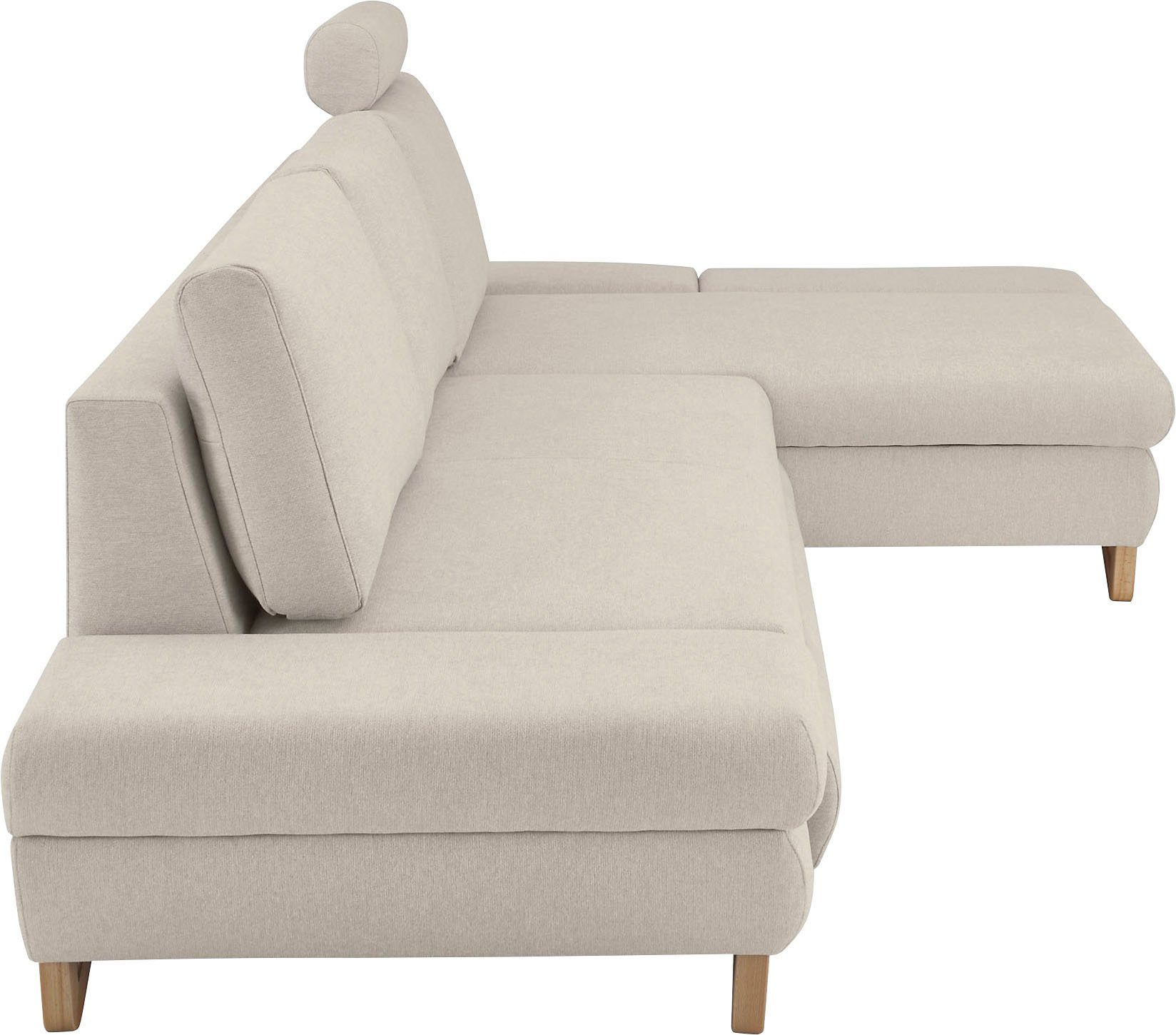 INOSIGN Slaapbank City/Giron comfortabele slaapbank (ligoppervlak 245 x 138 cm) en bedlade