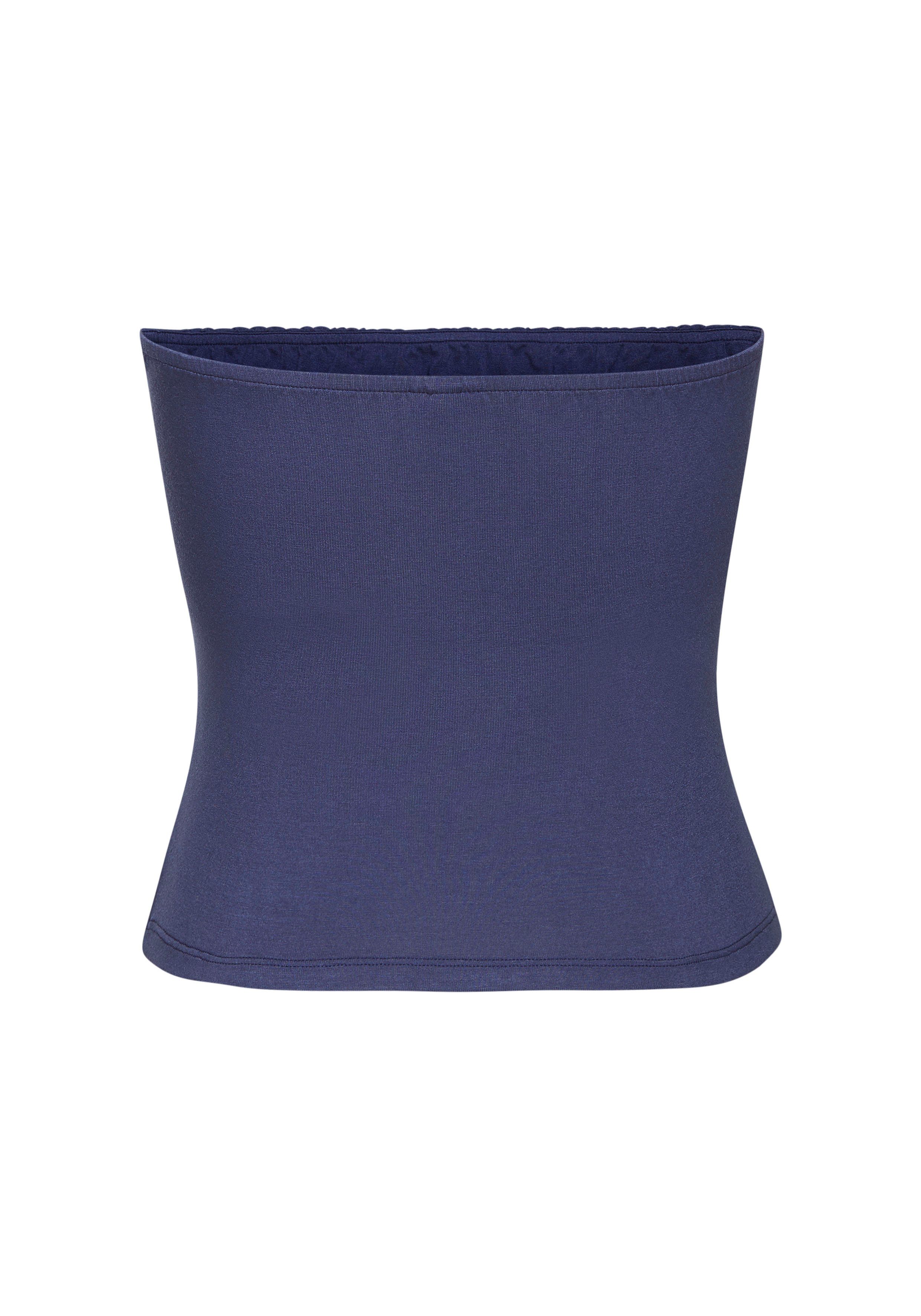 Buffalo Bandeautop met zijrimpelingen strapless dames-top schoudervrij basic