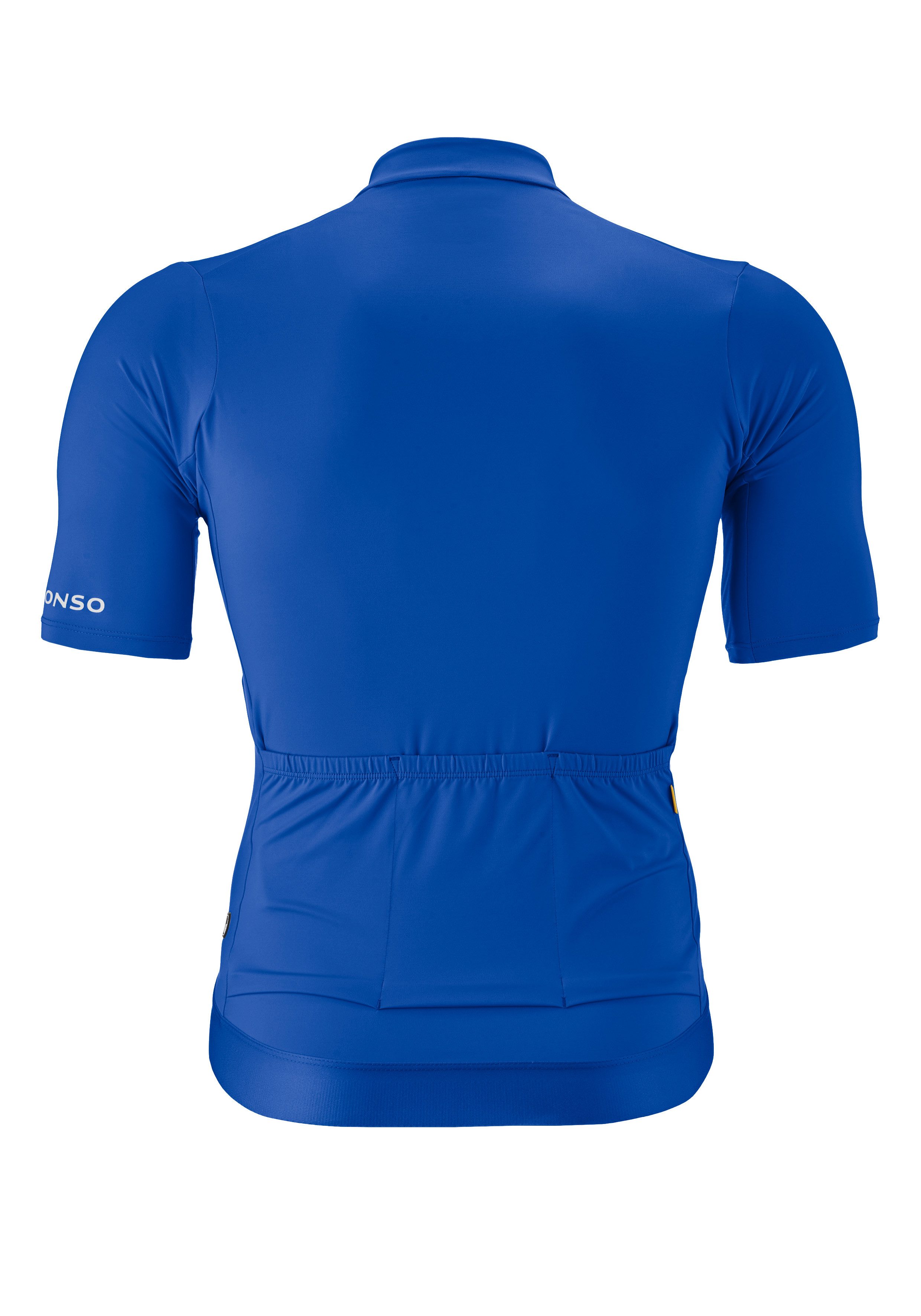 Gonso Fietsshirt Road Jersey M Heren fiets trui korte mouwen, full-zip trui, rugzak, slim fit
