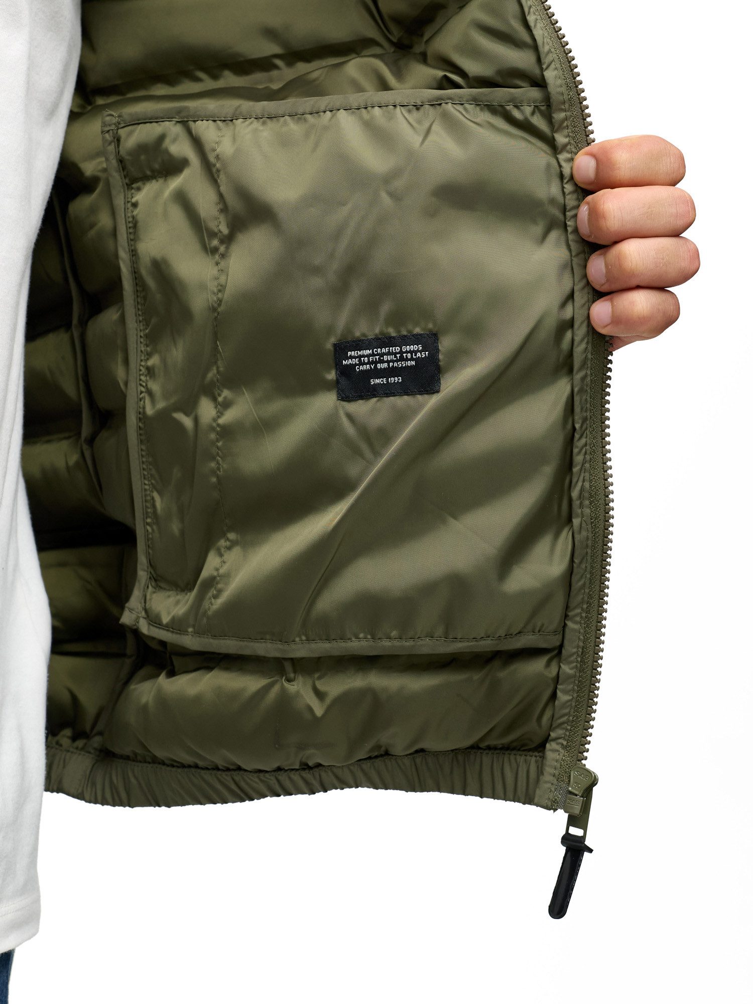 Indicode Gewatteerde jas INBjarne