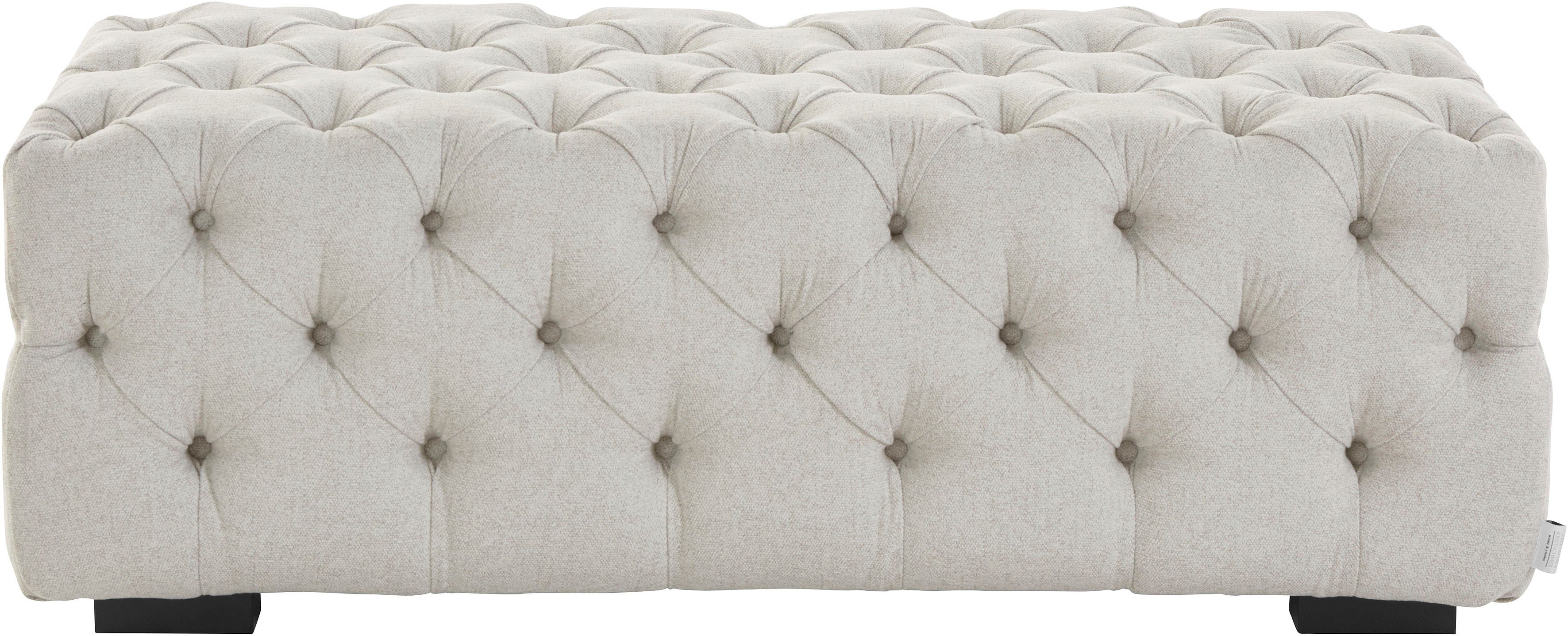 Home affaire Hocker Kalina met klassieke chesterfield-capitonnage