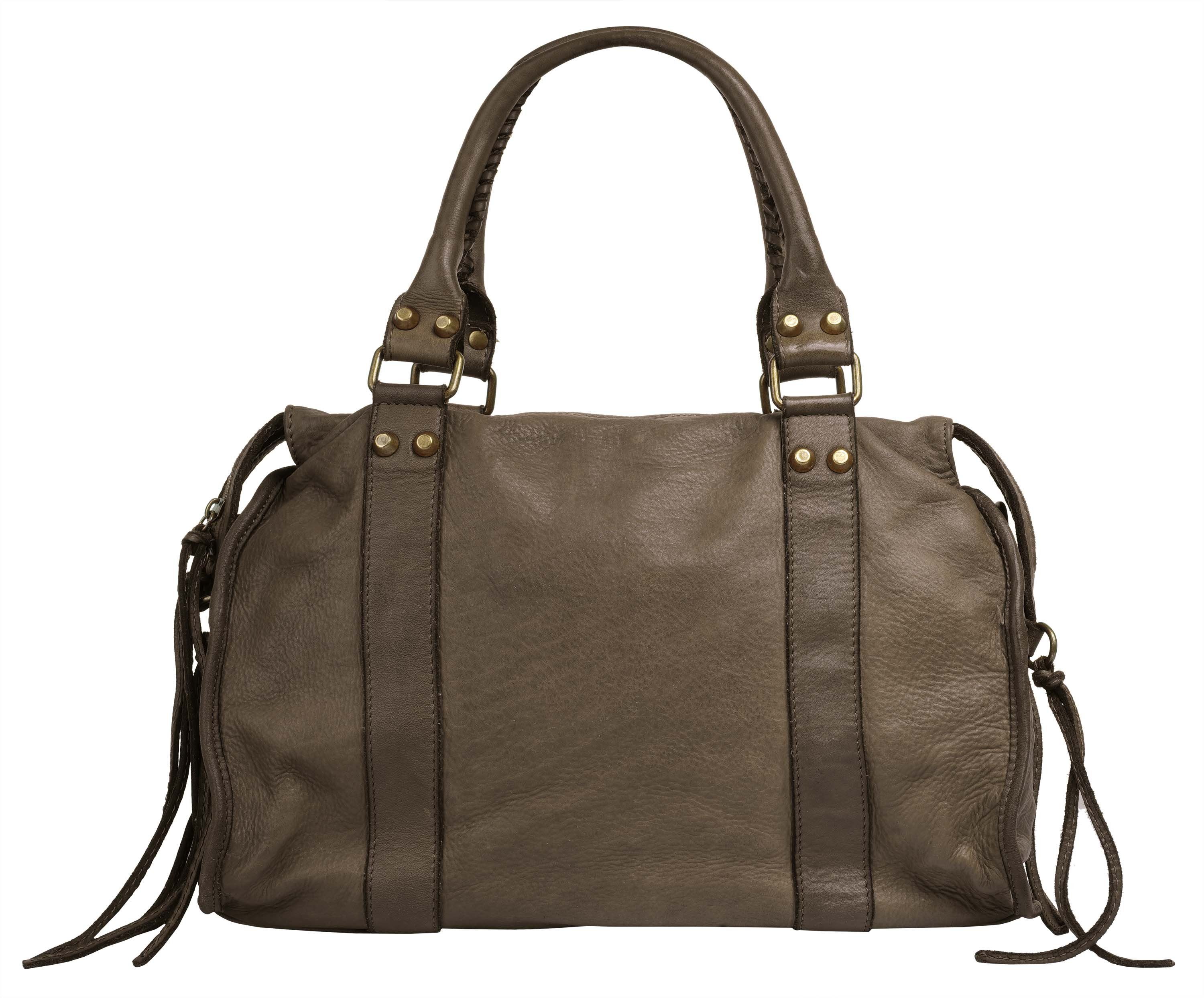 Samantha Look Shopper echt leer, made in italy (1-delig)