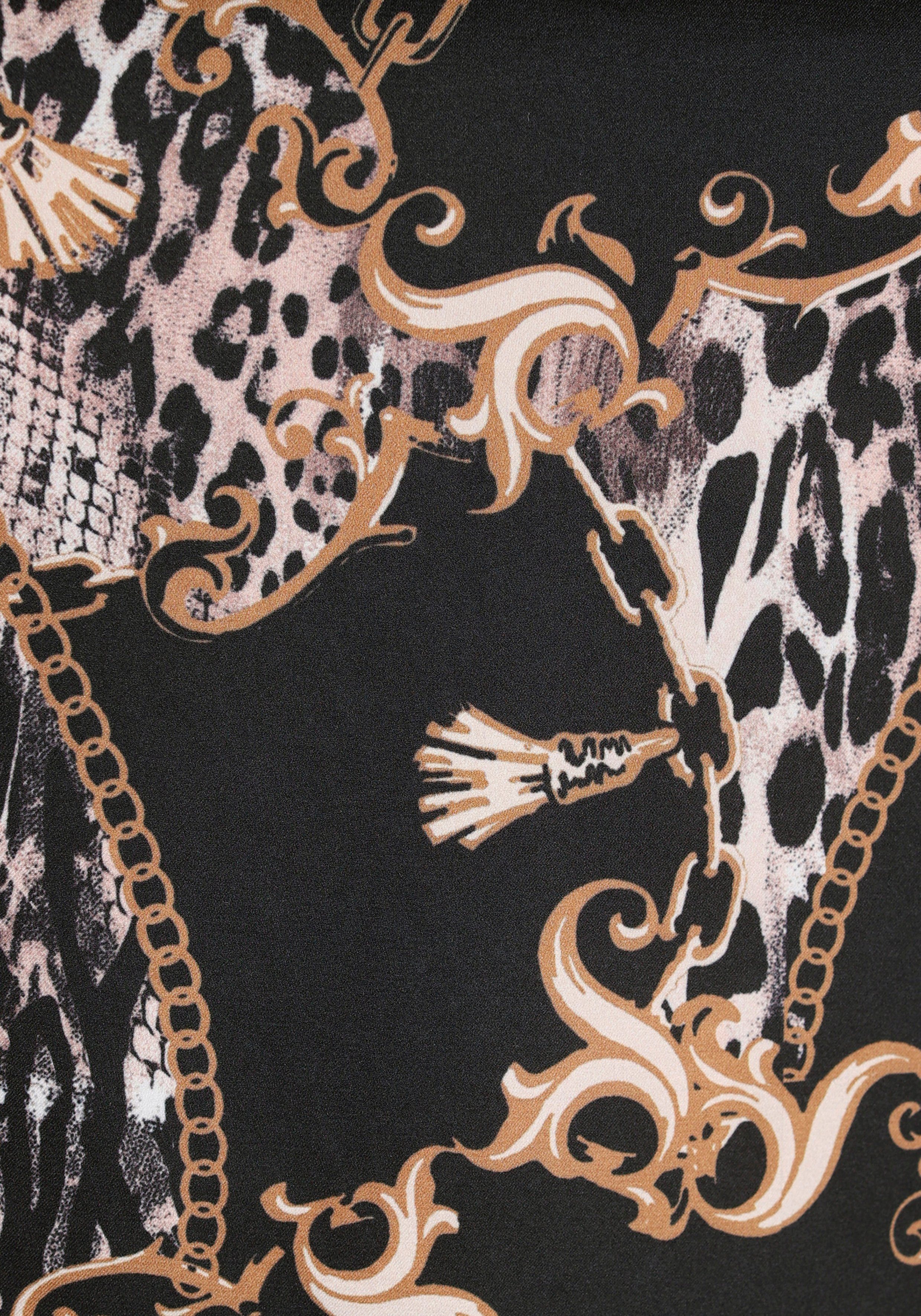 Bruno Banani Shirtblouse met verschillende prints op de voorkant nieuwe kleuren
