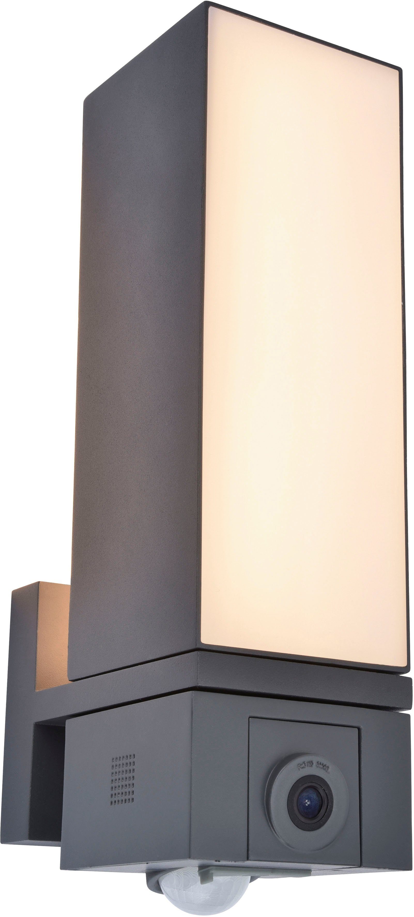 LUTEC Slimme ledlamp Cuba Smart-Home camera lamp (1 stuk)