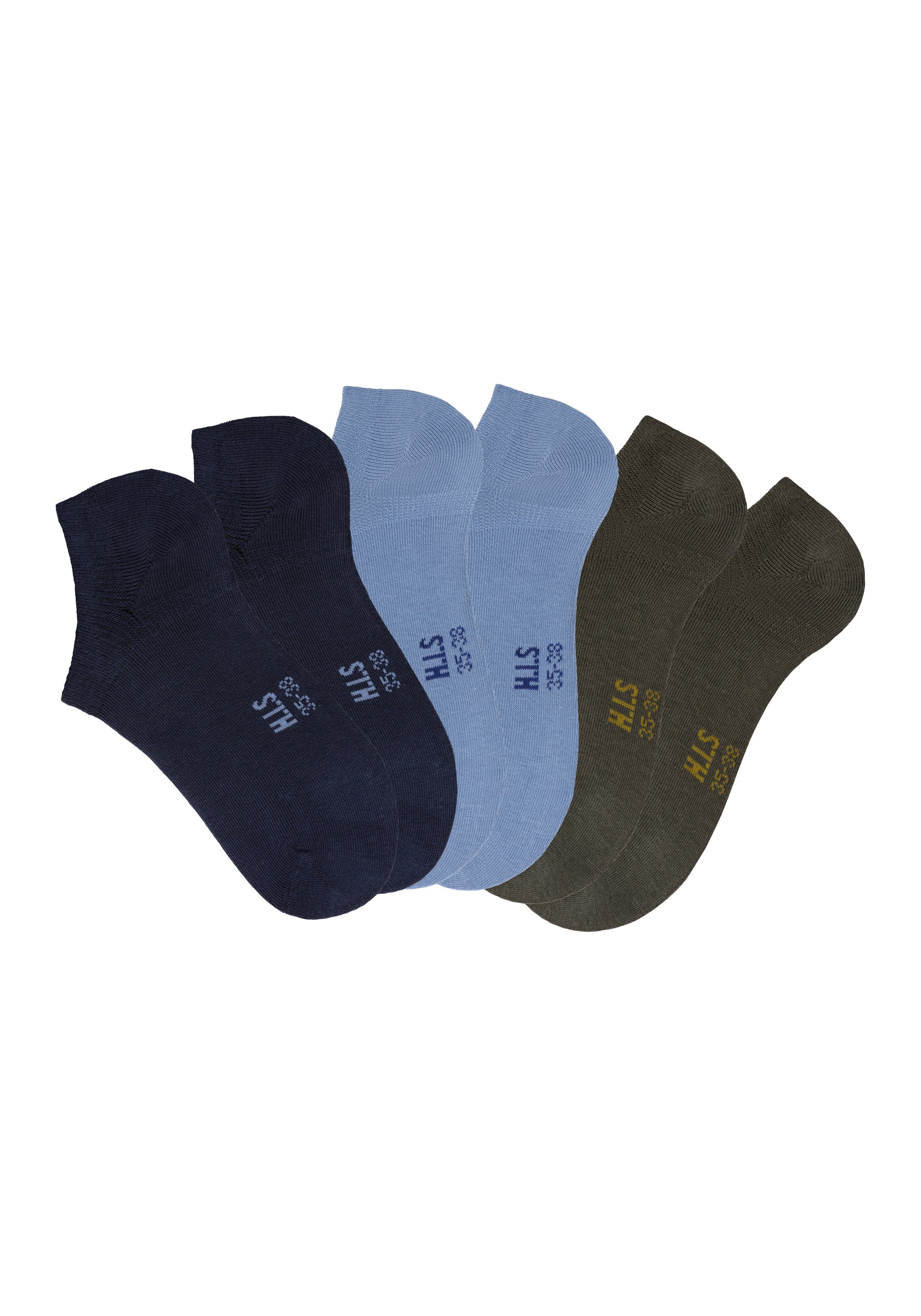 H.I.S Sneakersokken met bijzonder korte schacht (set 6 paar)