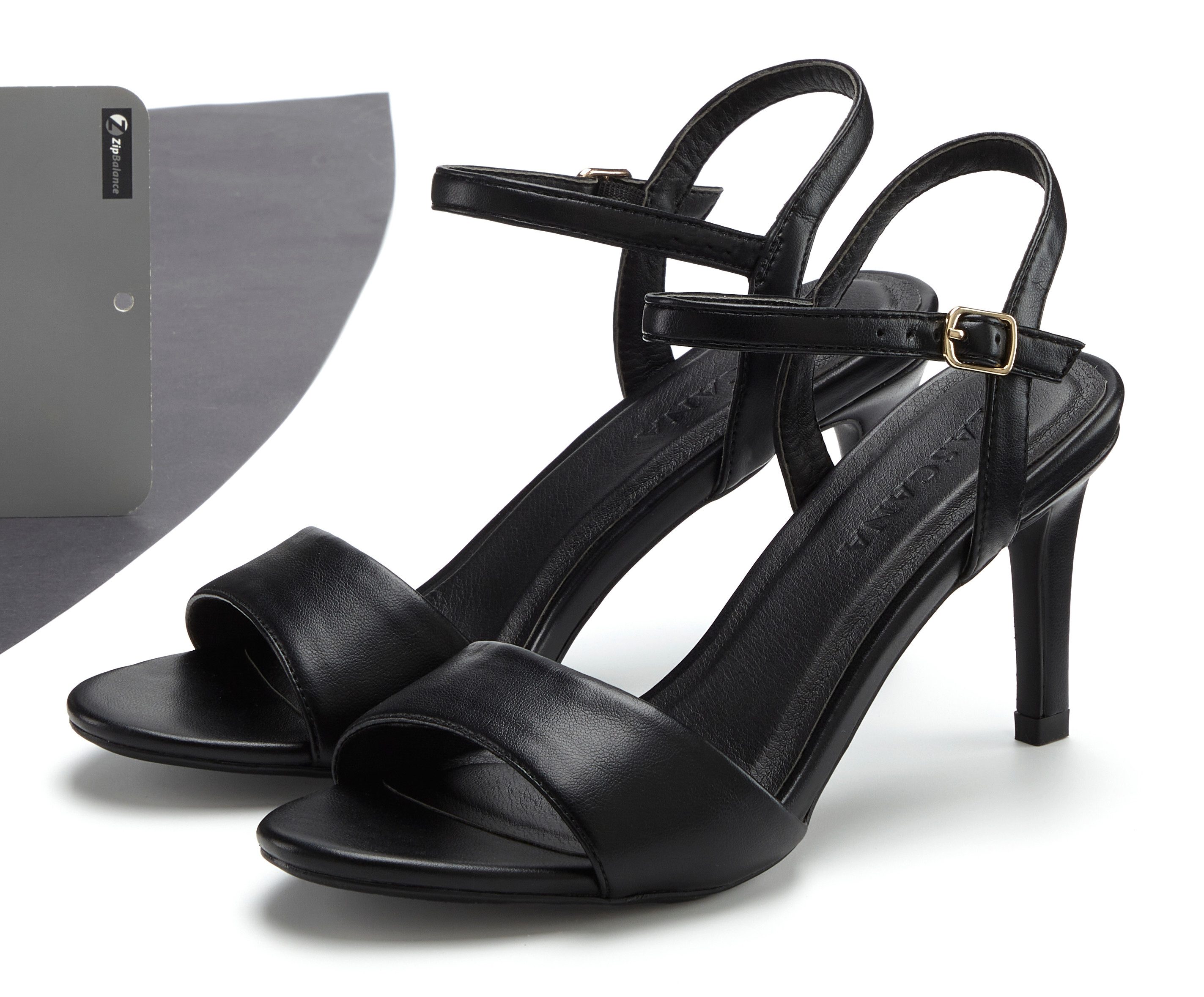 Lascana Highheel sandaaltjes Zomerschoen Bandjessandaal, klassiek elegante design VEGAN