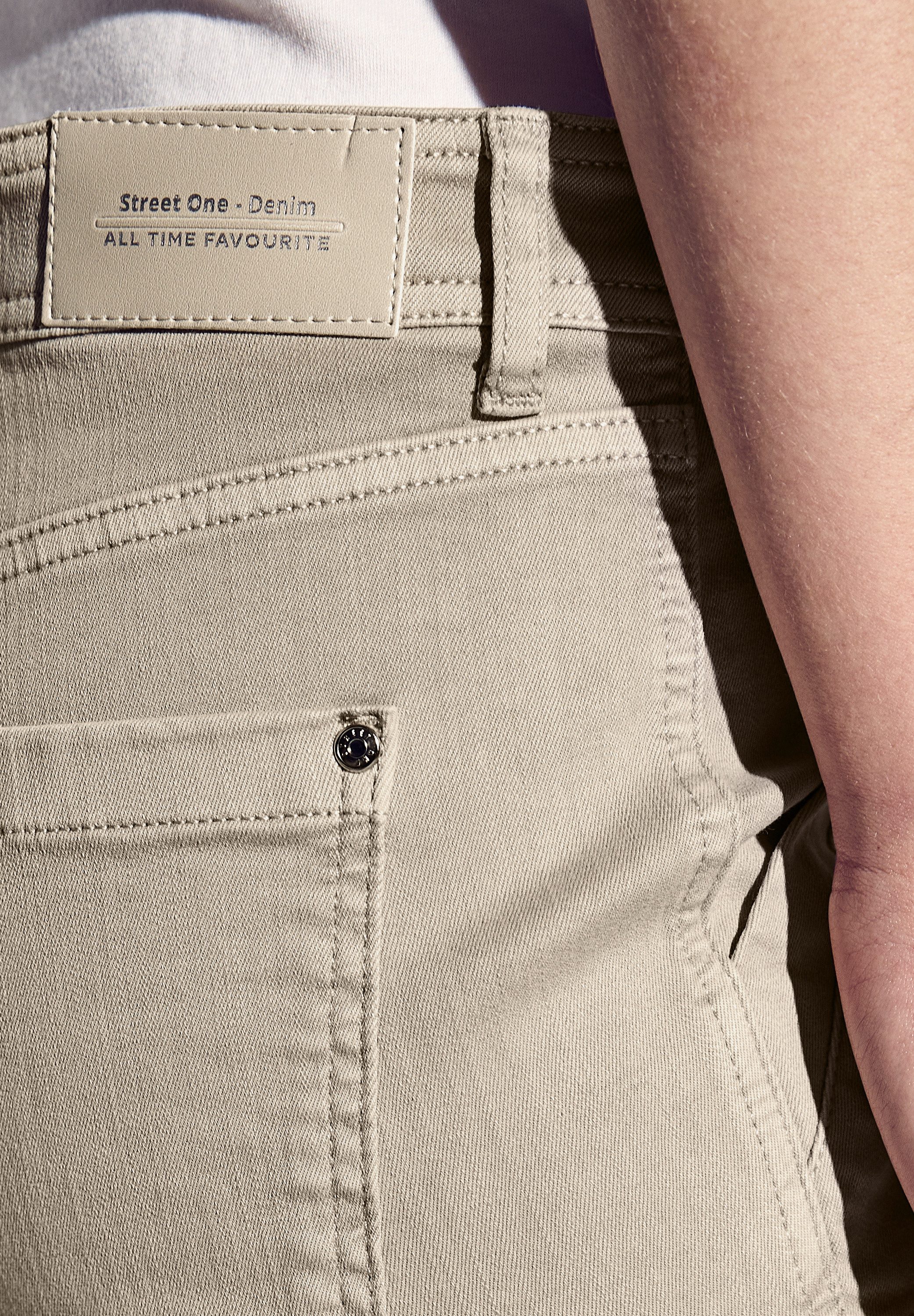 STREET ONE Cargo jeans met stretch