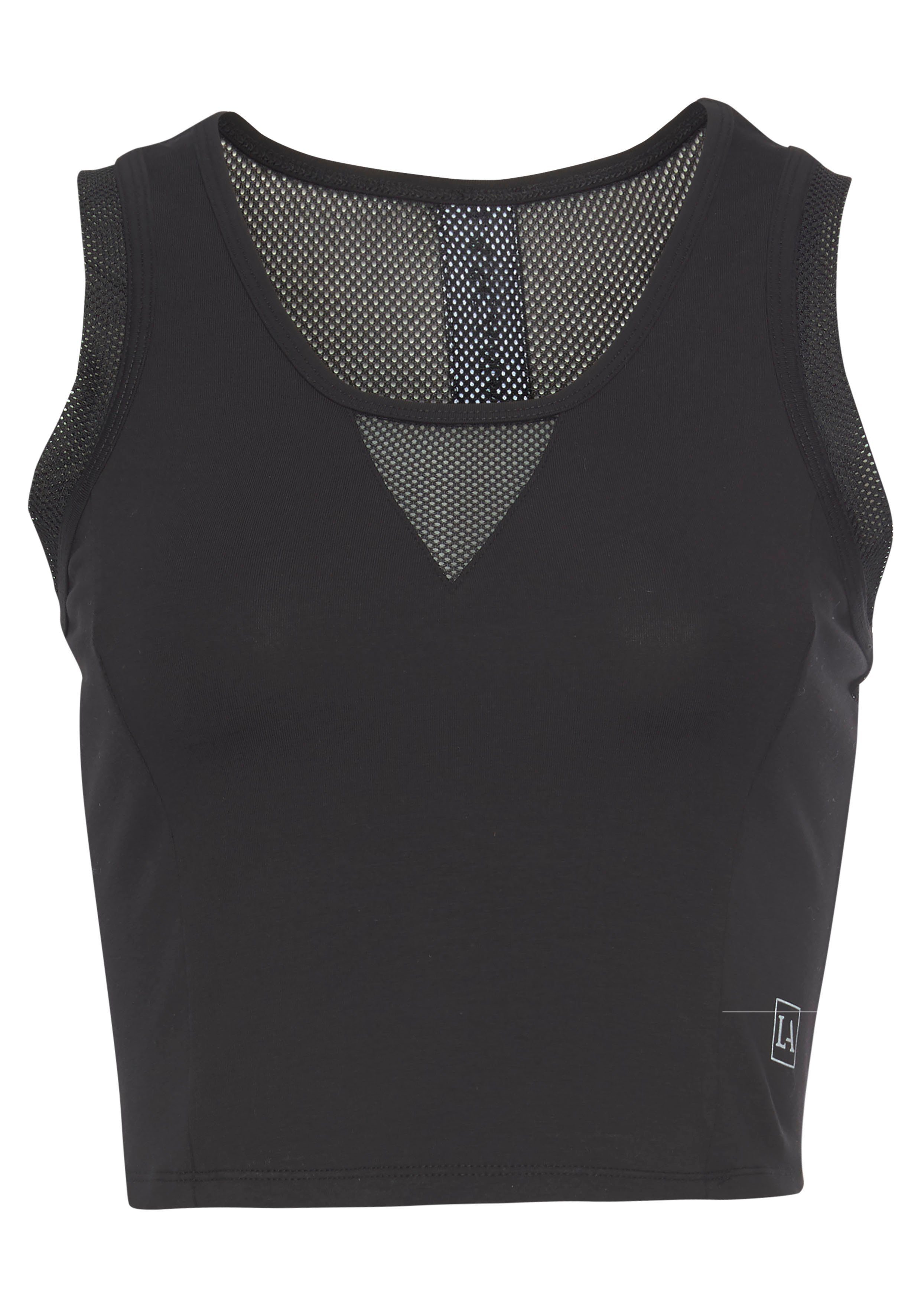 active by Lascana Functioneel shirt met racerback en meshinzetten