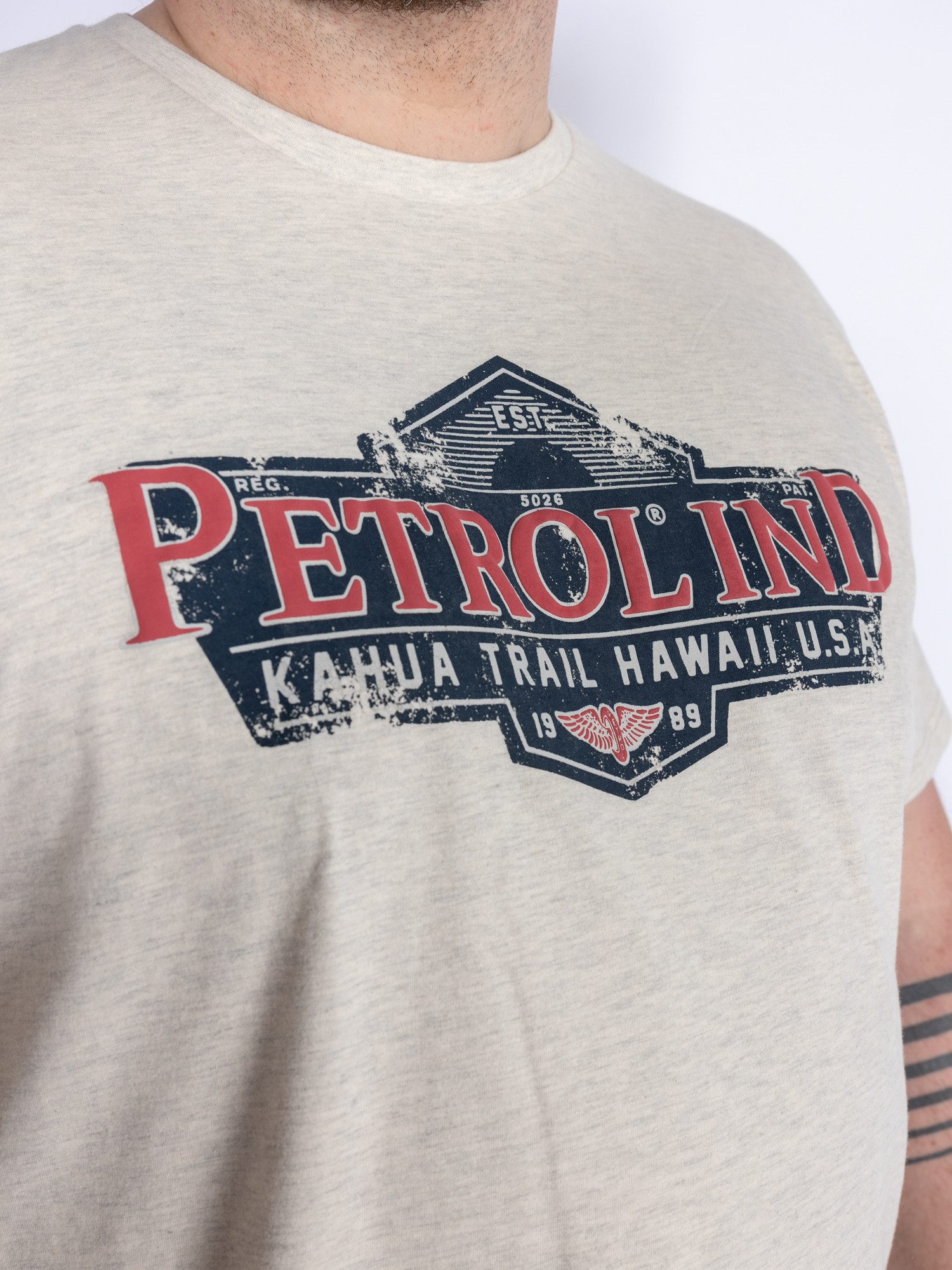 Petrol Industries T-shirt Men T-Shirt LS Classic Print