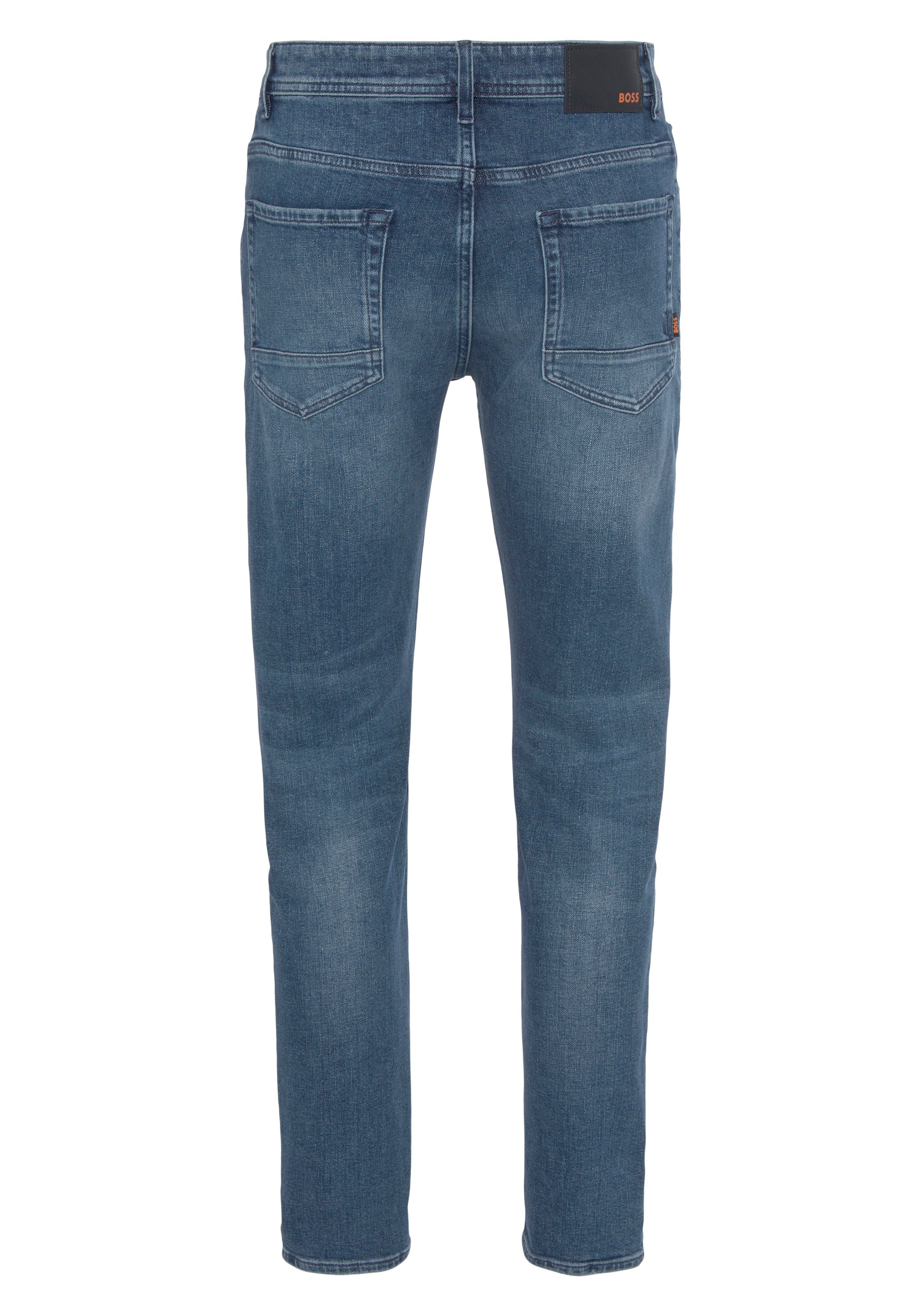 Boss Orange Regular fit jeans Taber BC-C met merklabel