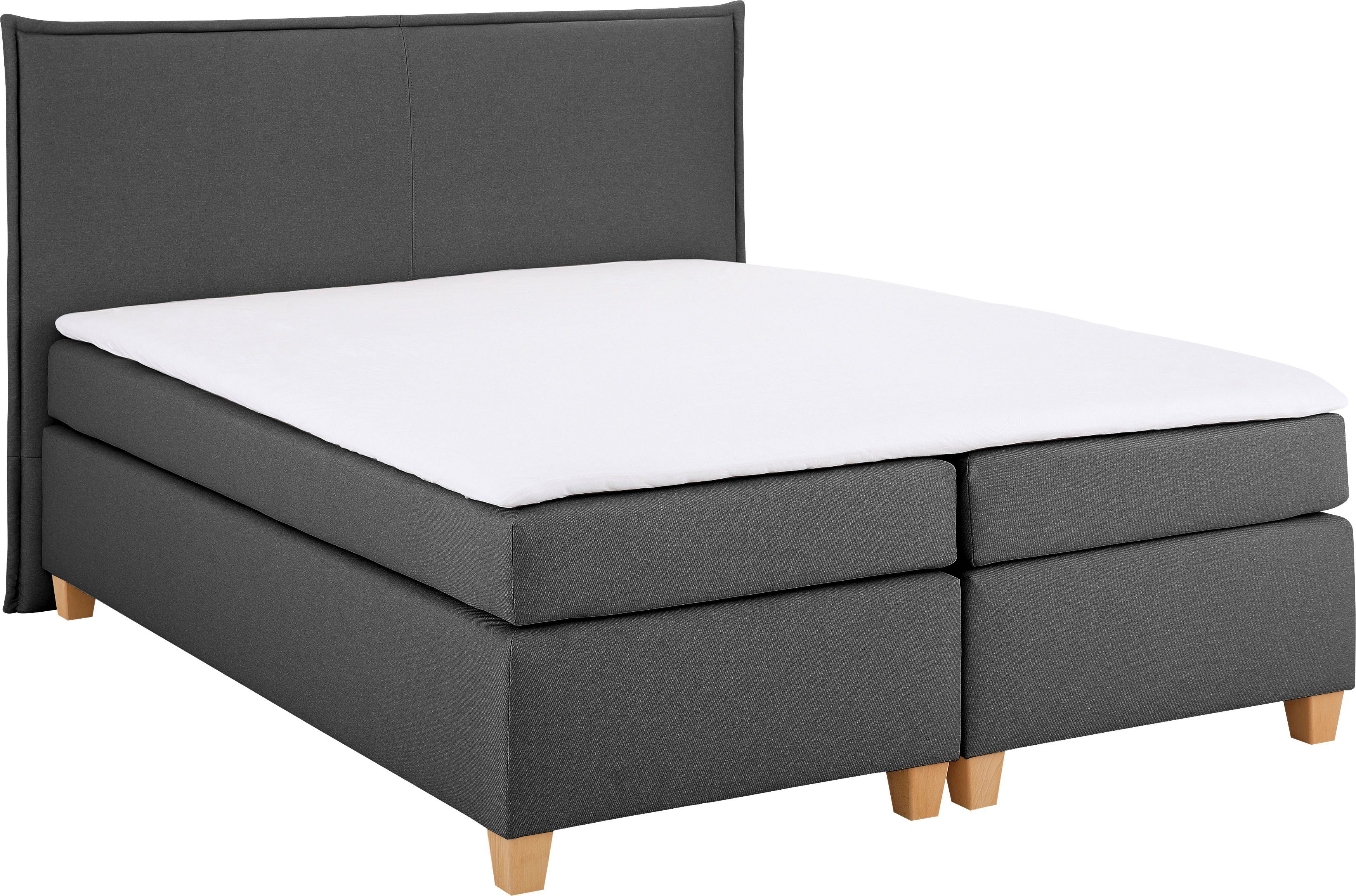 Home affaire Boxspring Maxim incl. topmatras, in 3 matrassoorten, 5 breedten, 2 hardheden