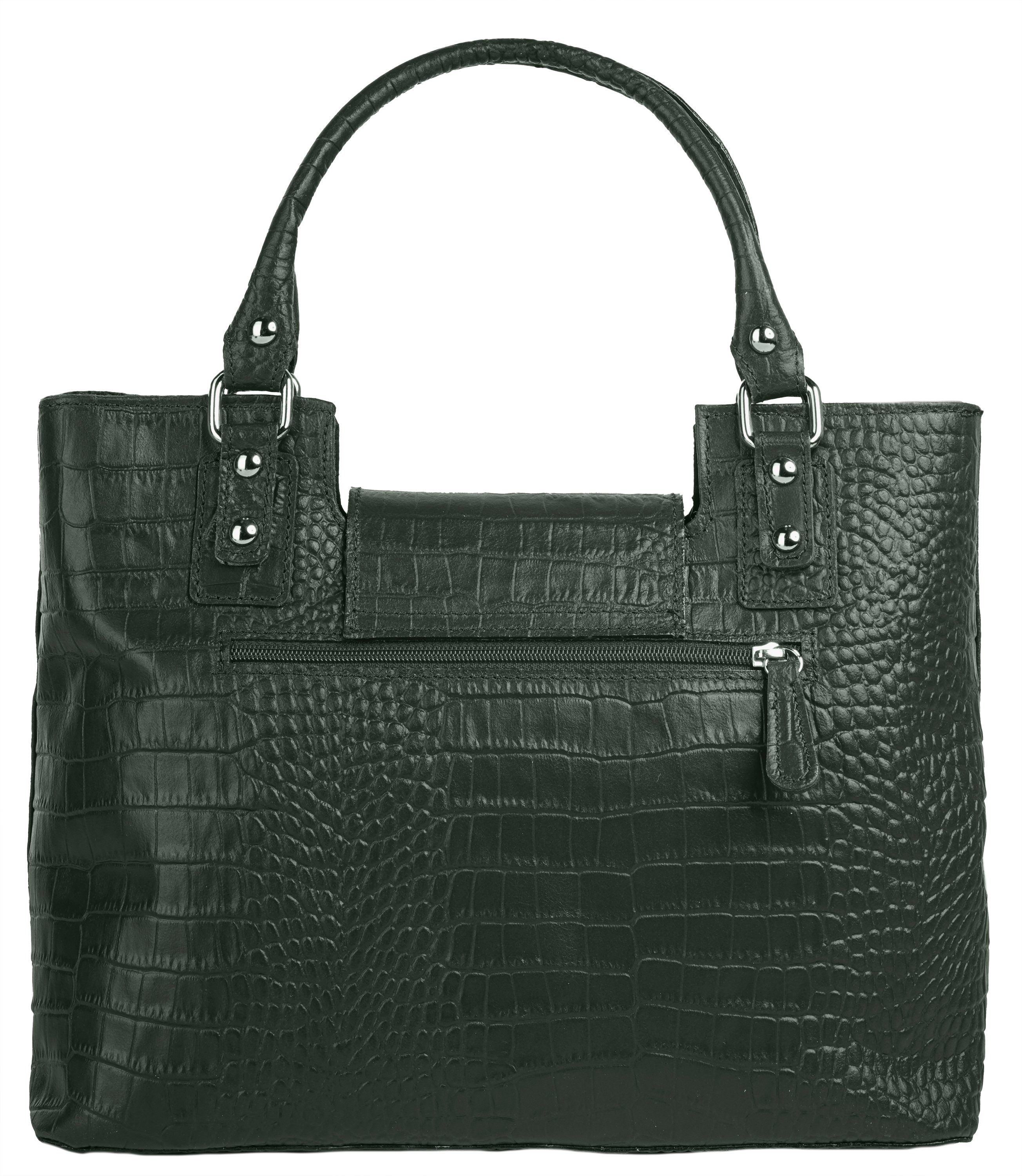 Cluty Tas echt leer, made in italy