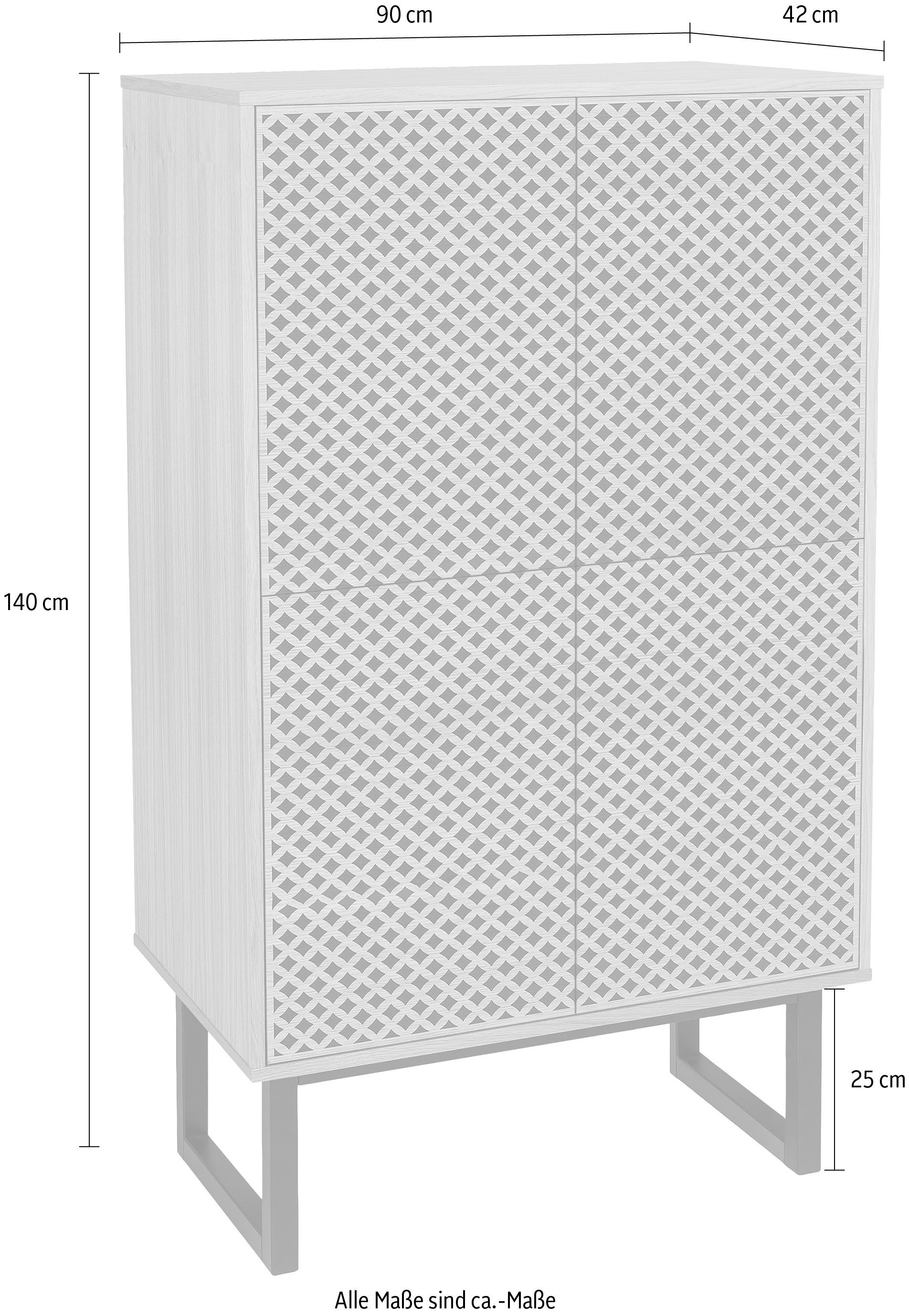 Woodman Hoge kast in scandinavisch design