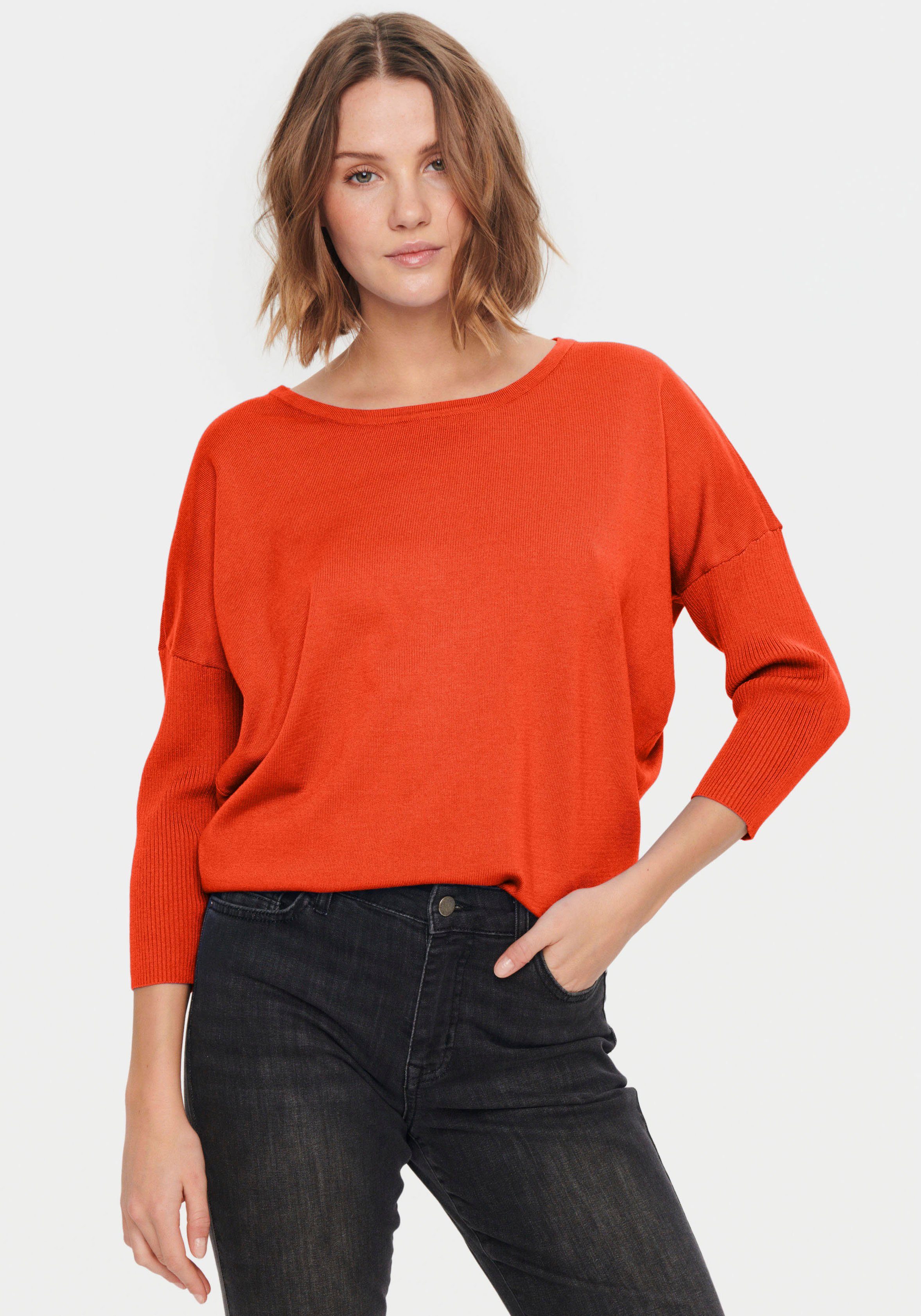 Saint Tropez Trui met ronde hals A2561 MilaSZ R-Neck Pullover