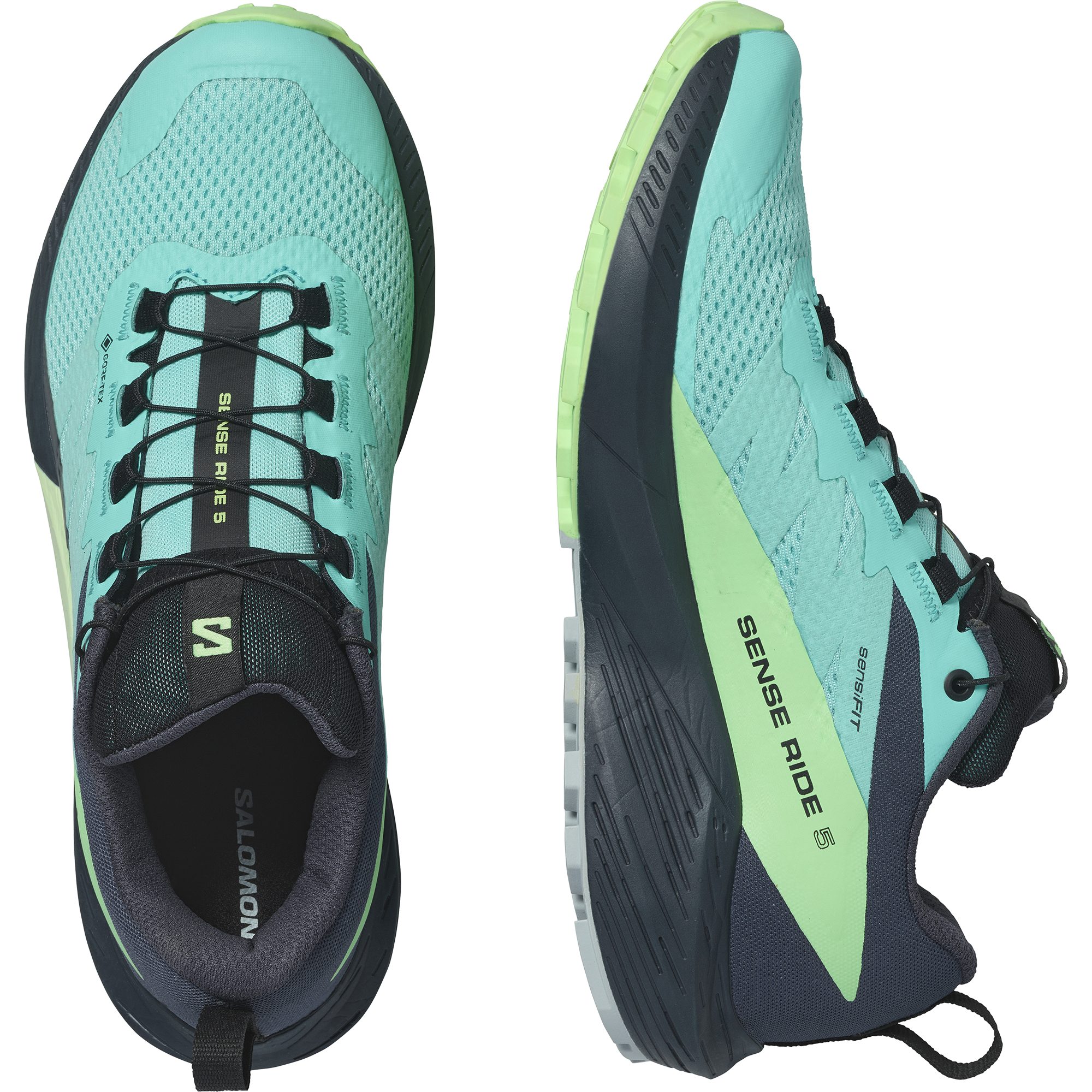 Salomon Trailrunningschoenen SENSE RIDE 5 GORE-TEX® W waterdicht, trailrunningschoenen