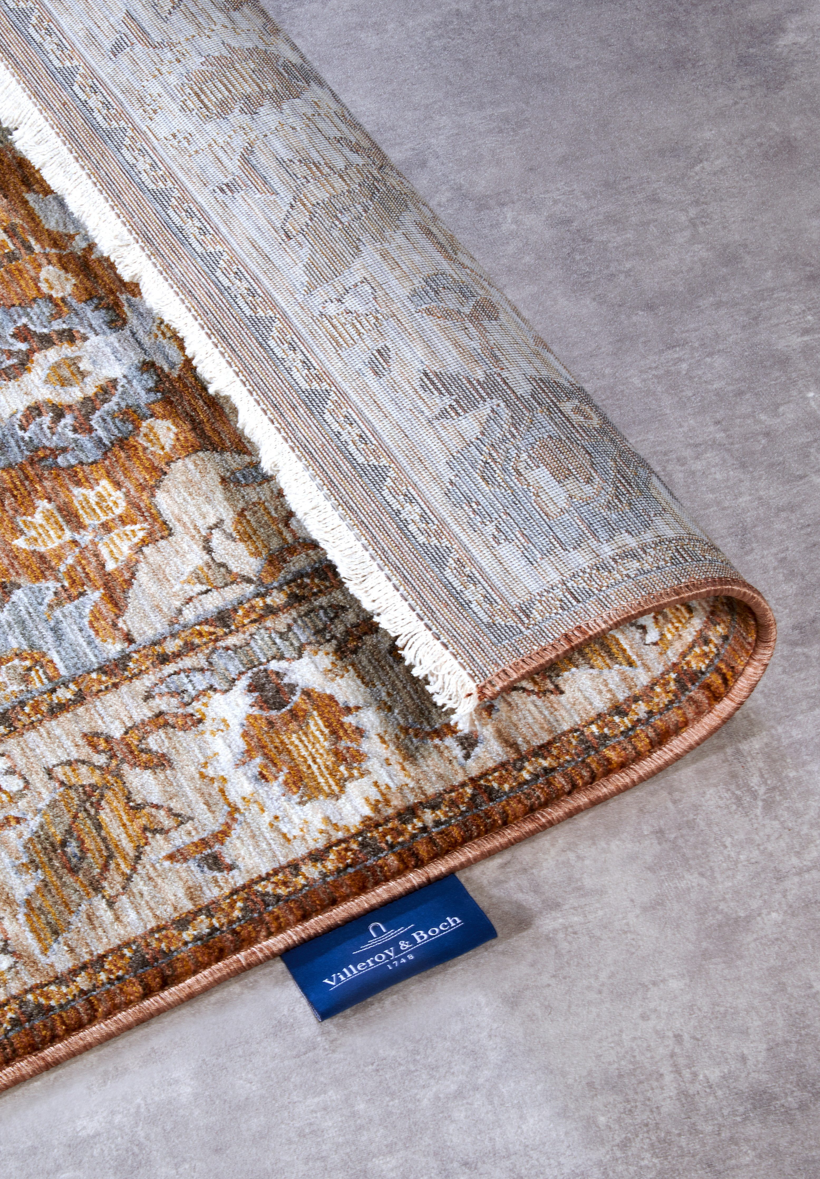 Villeroy & Boch Vloerkleed Egon Oosters, franjes, loper, woonkamer, slaapkamer, klassiek