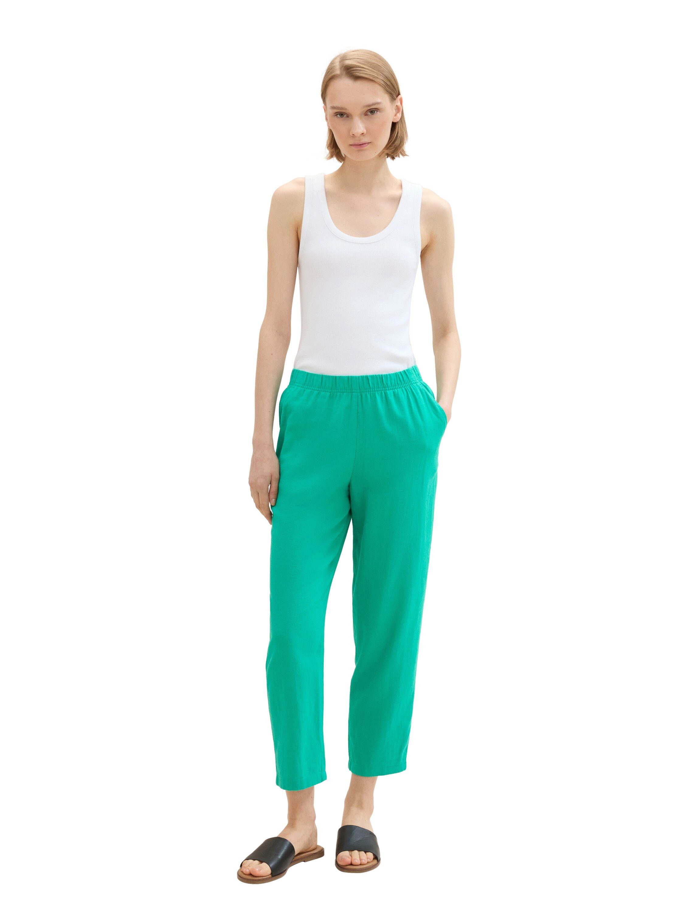 Tom Tailor Denim 7 8 broek met streepdessin