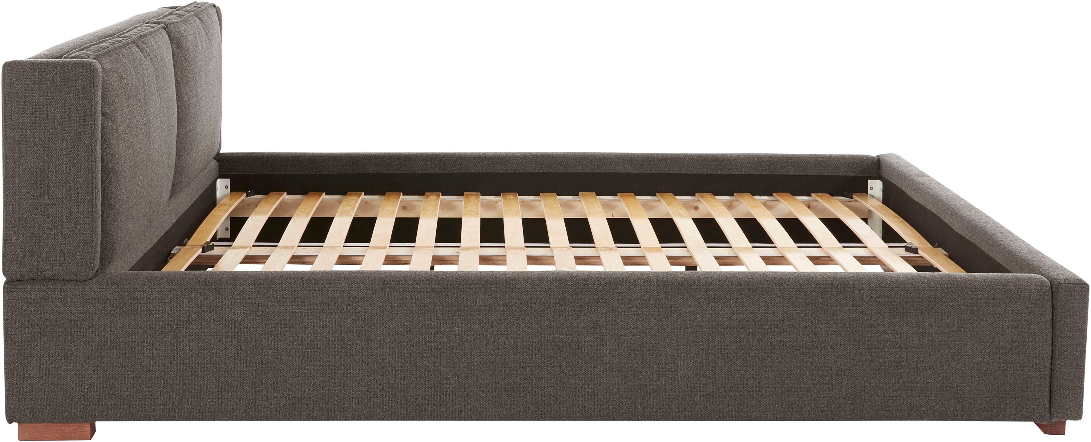 Home affaire Gestoffeerd bed Annera, kussenvulling met veren Inclusief lattenbodem, ligoppervlak 140 of 180 cm kiesbaar