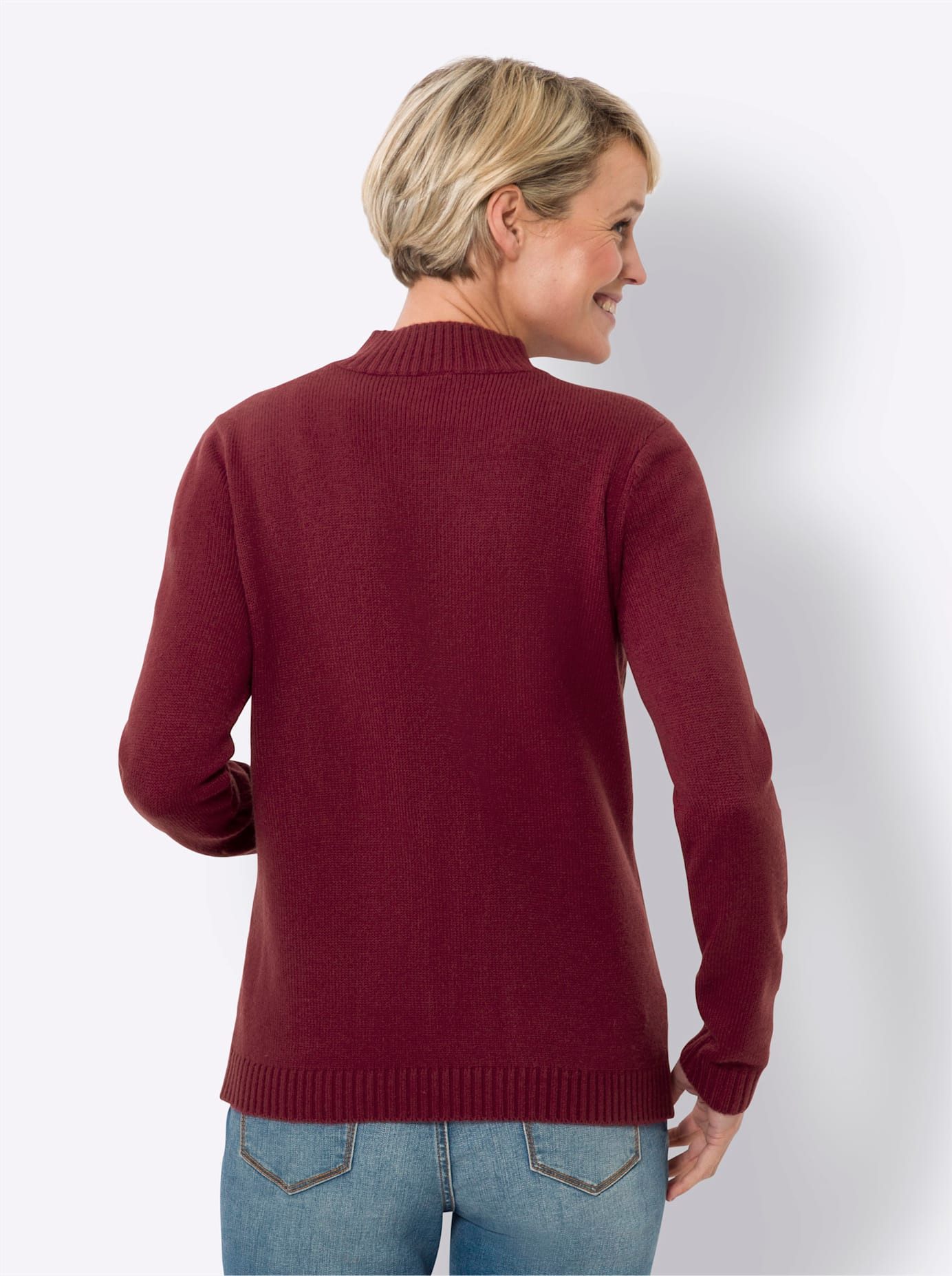 Classic Basics Trui met staande kraag Trui met opstaande kraag